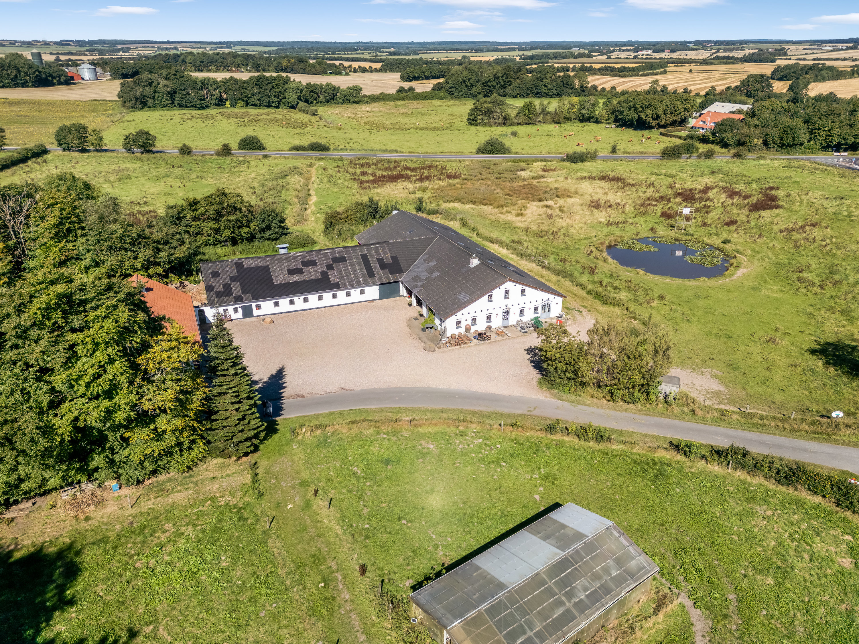 Fremhævet luftfoto billede i fuldskærmstilstand. Billede af Gammel Toftlundvej 8, Rurup, 6520 Toftlund