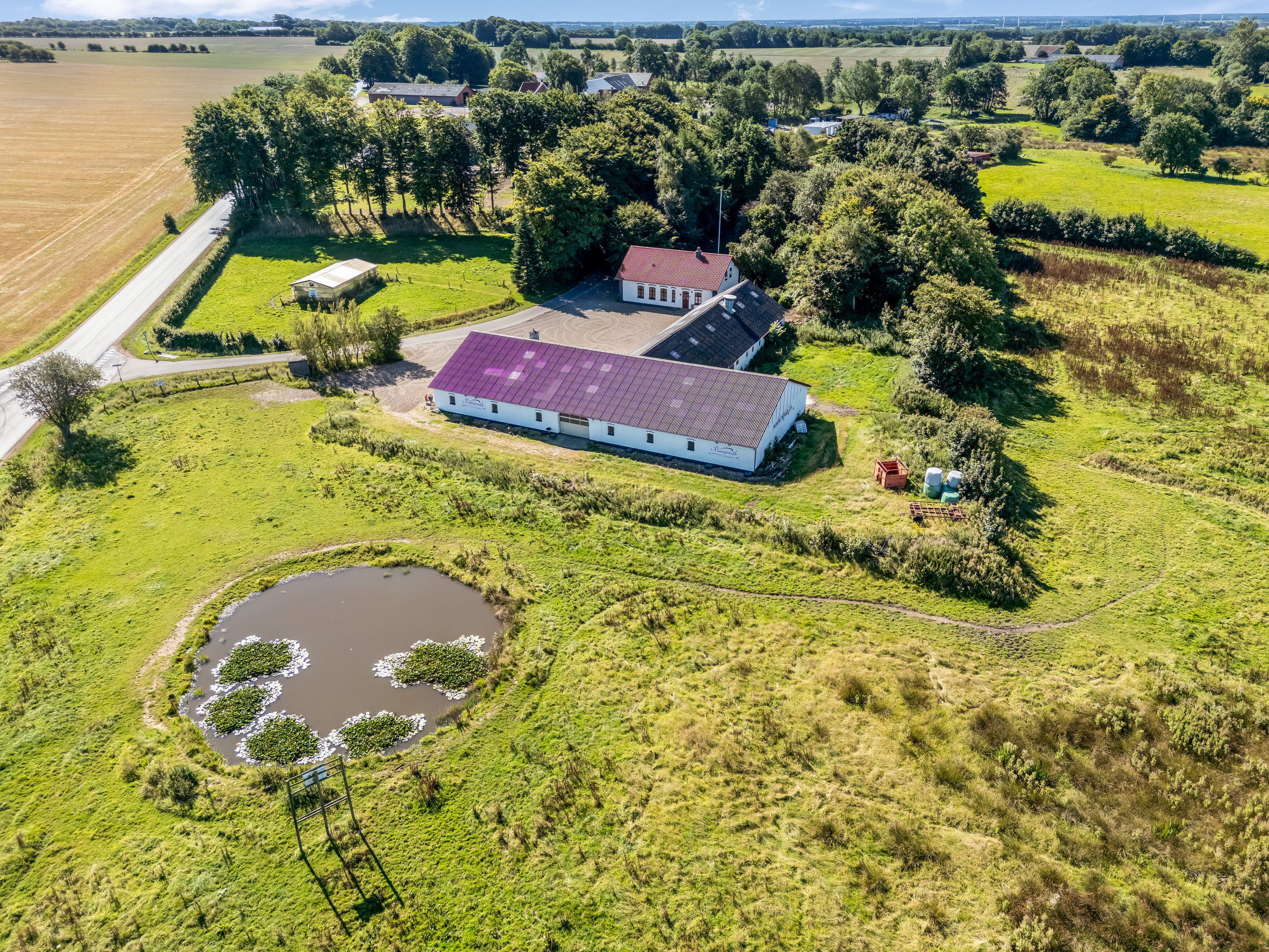 Miniaturebillede 2: luftfoto. Billede af Gammel Toftlundvej 8, Rurup, 6520 Toftlund