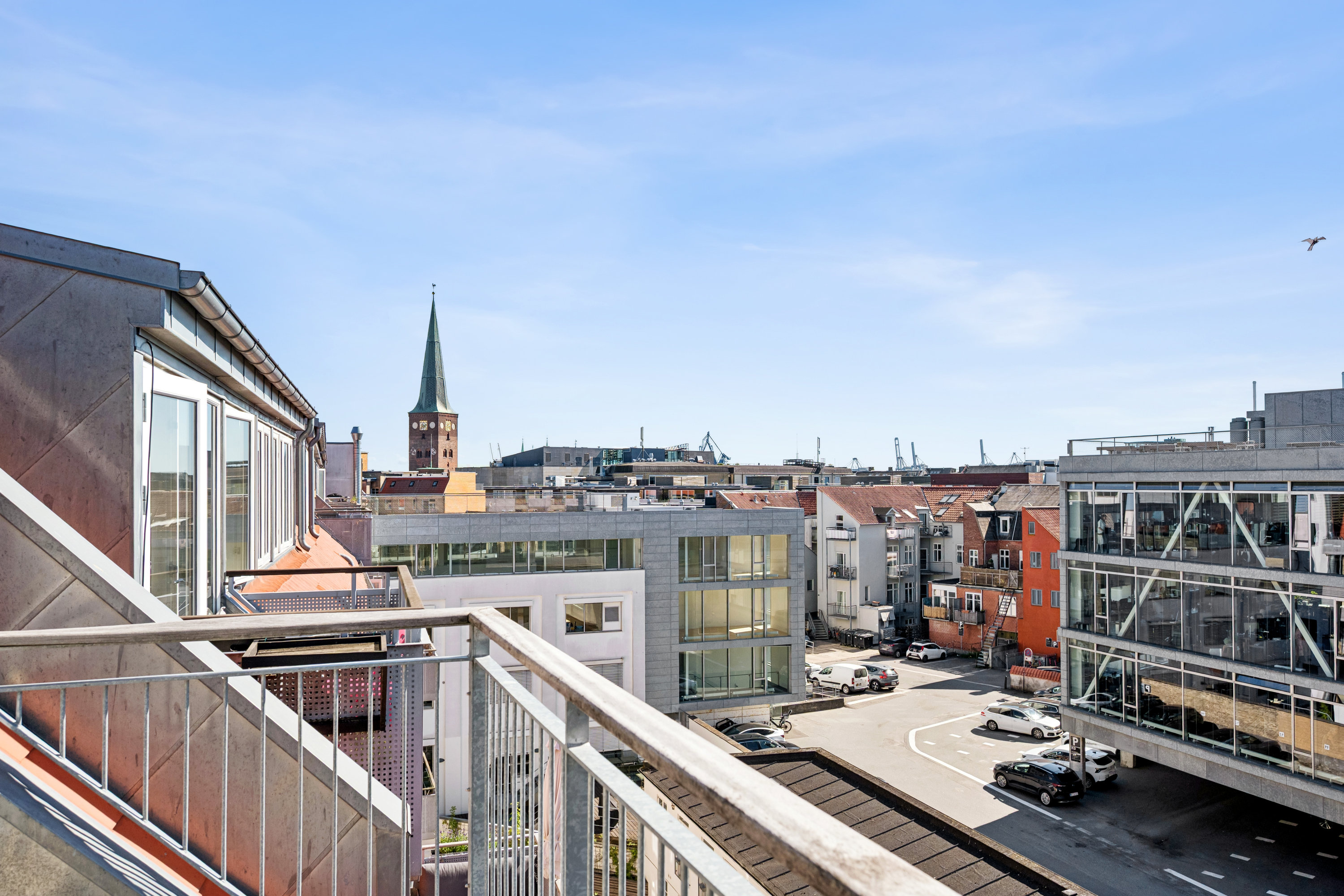 Fremhævet altan billede i fuldskærmstilstand. Billede af Åboulevarden 55, 6. tv., 8000 Aarhus C