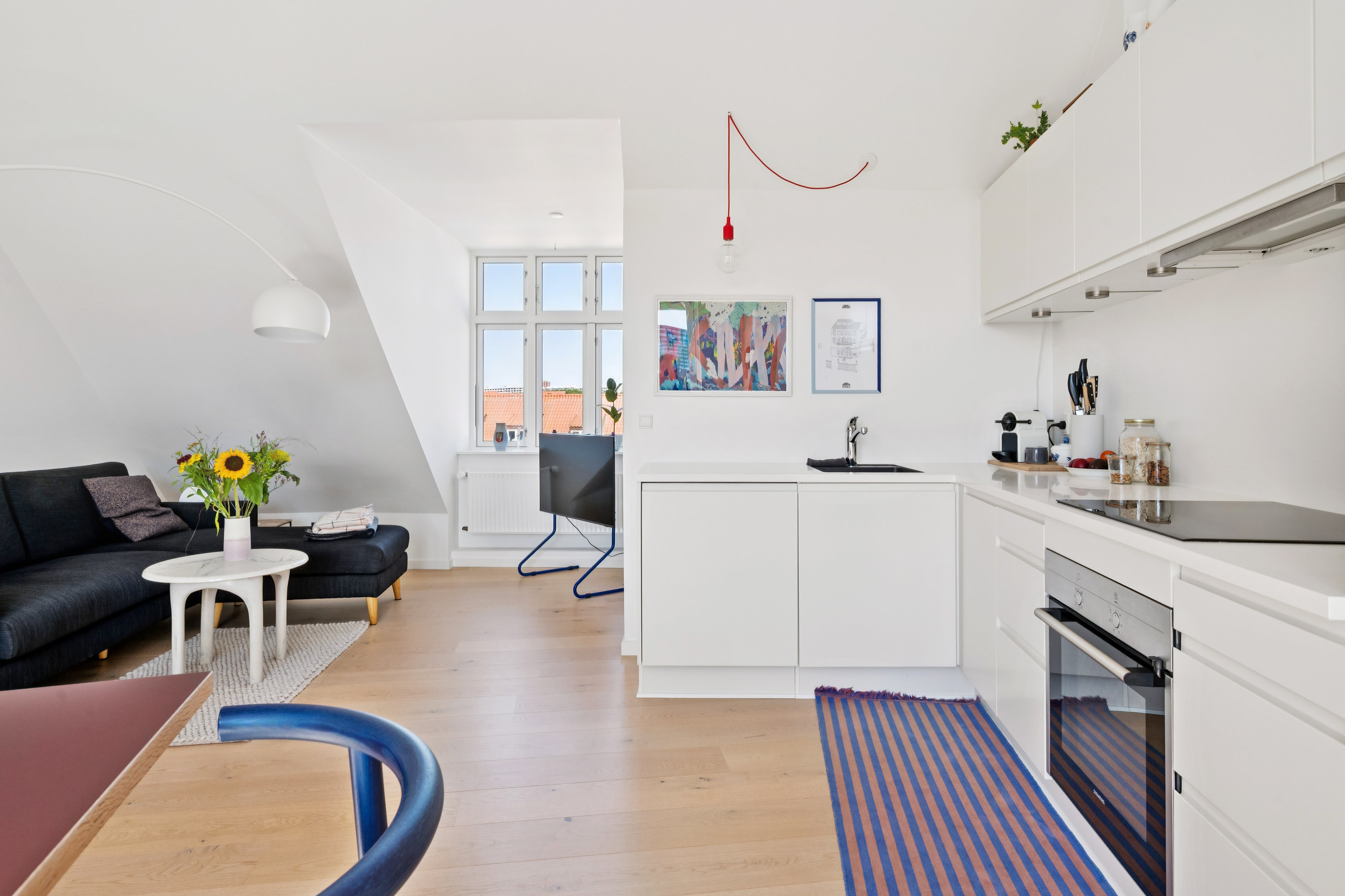 Fremhævet køkken billede i fuldskærmstilstand. Billede af Åboulevarden 55, 6. tv., 8000 Aarhus C