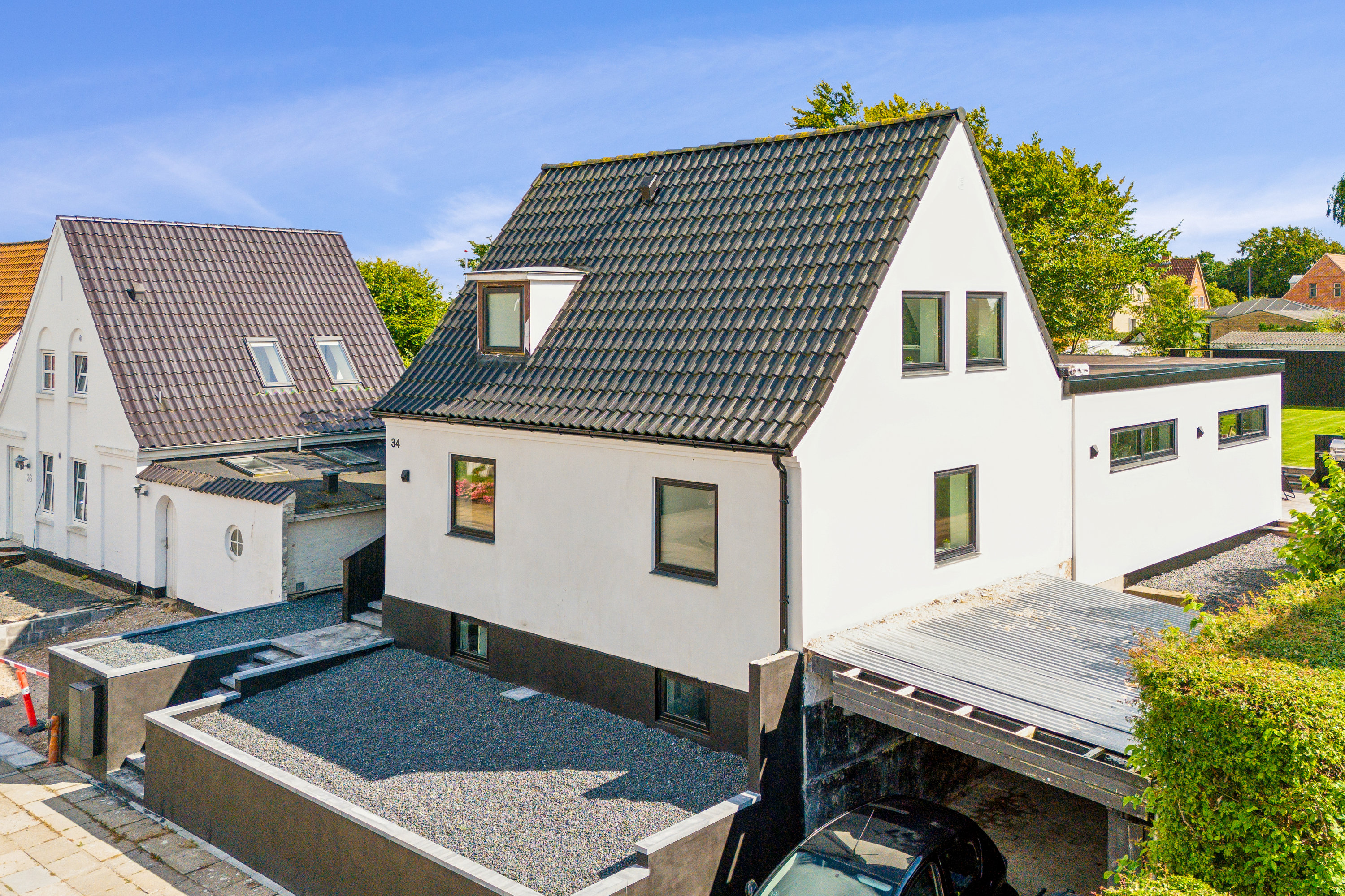 Fremhævet facade billede i fuldskærmstilstand. Billede af Østre Alle 34, 9800 Hjørring