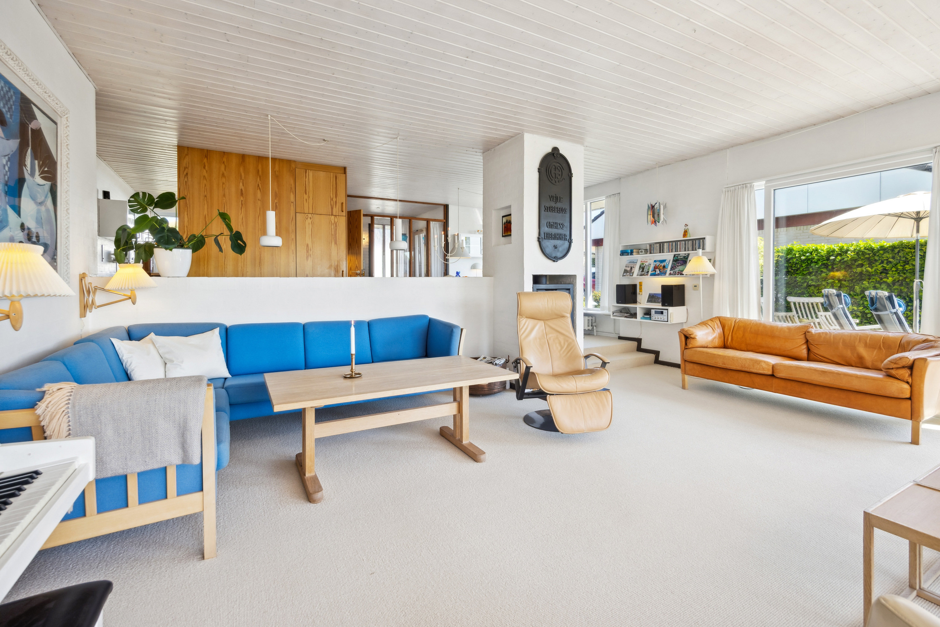 Fremhævet stue billede i fuldskærmstilstand. Billede af Lerkenfeltvej 13, 9200 Aalborg SV