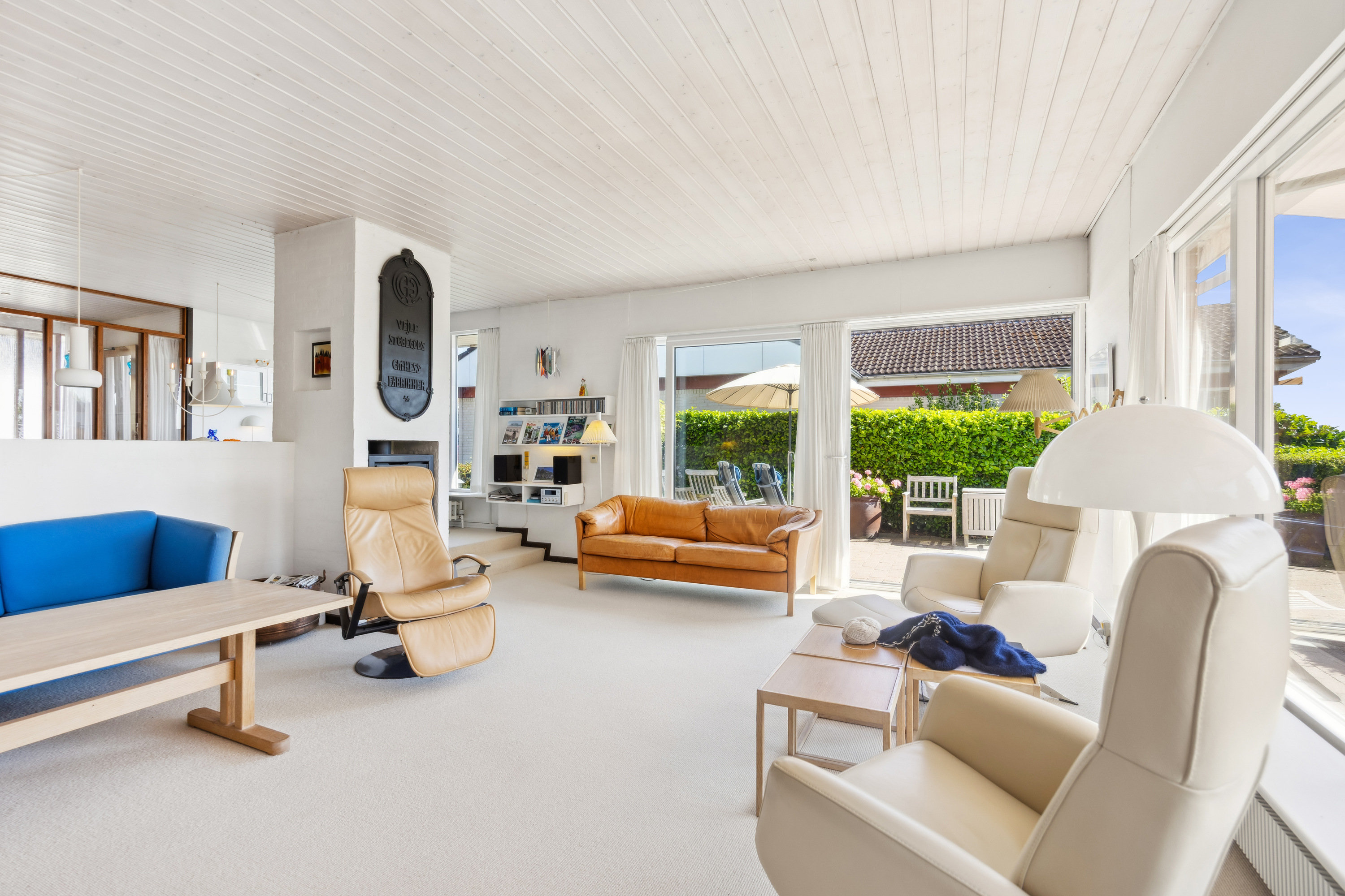 Fremhævet stue billede i fuldskærmstilstand. Billede af Lerkenfeltvej 13, 9200 Aalborg SV