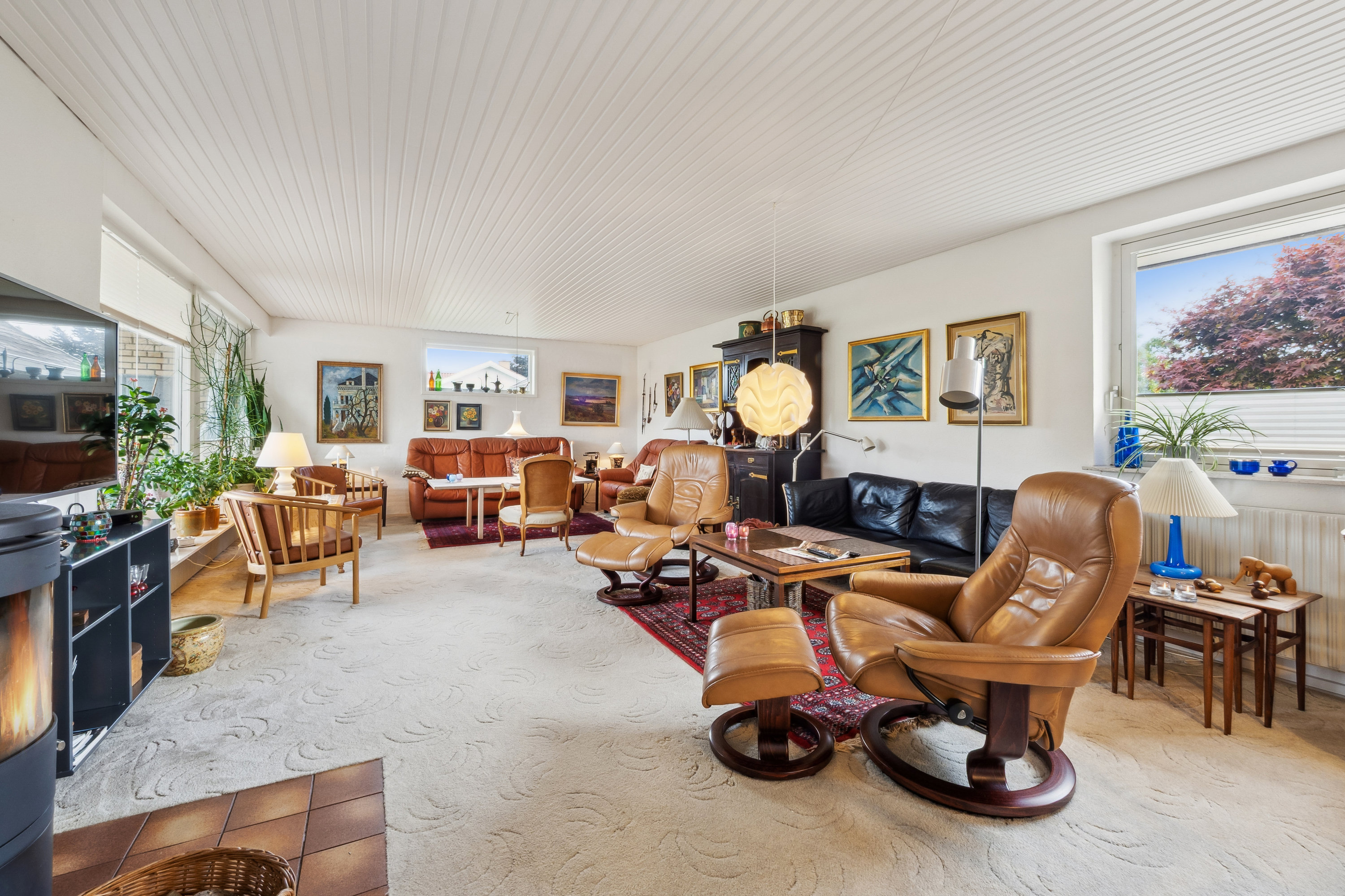 Fremhævet stue billede i fuldskærmstilstand. Billede af Ahornvænget 41, 7800 Skive