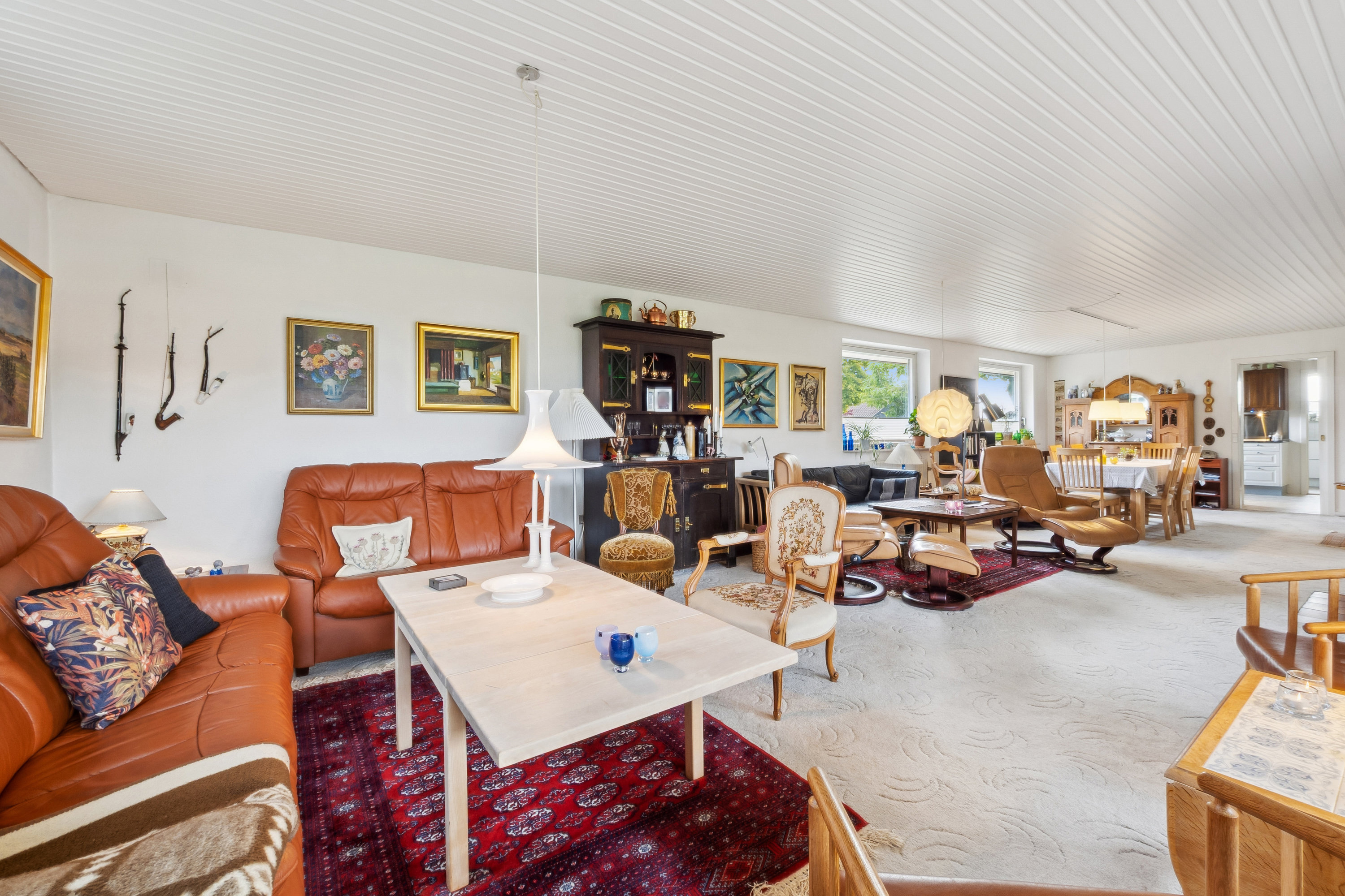 Fremhævet stue billede i fuldskærmstilstand. Billede af Ahornvænget 41, 7800 Skive