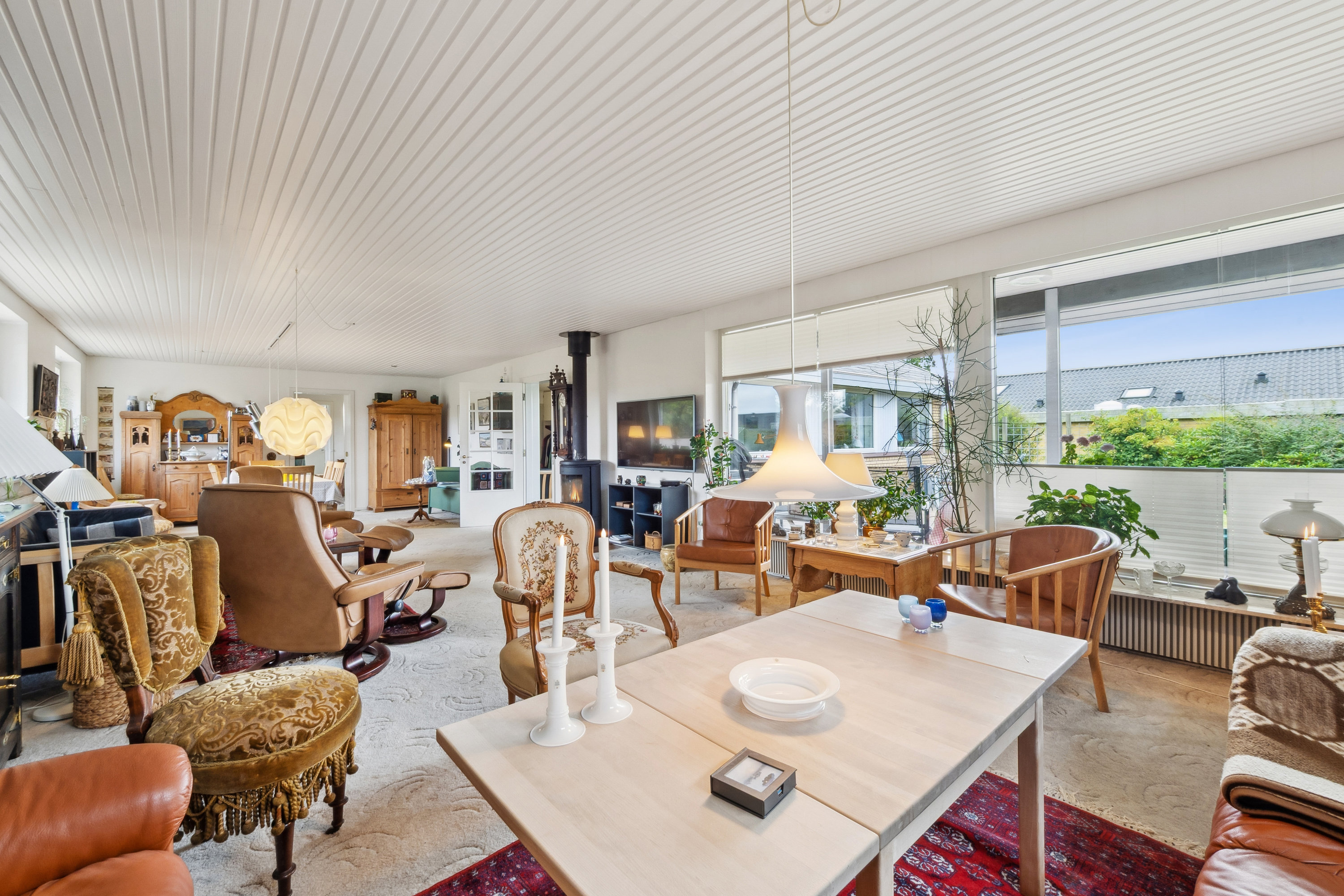 Fremhævet stue billede i fuldskærmstilstand. Billede af Ahornvænget 41, 7800 Skive