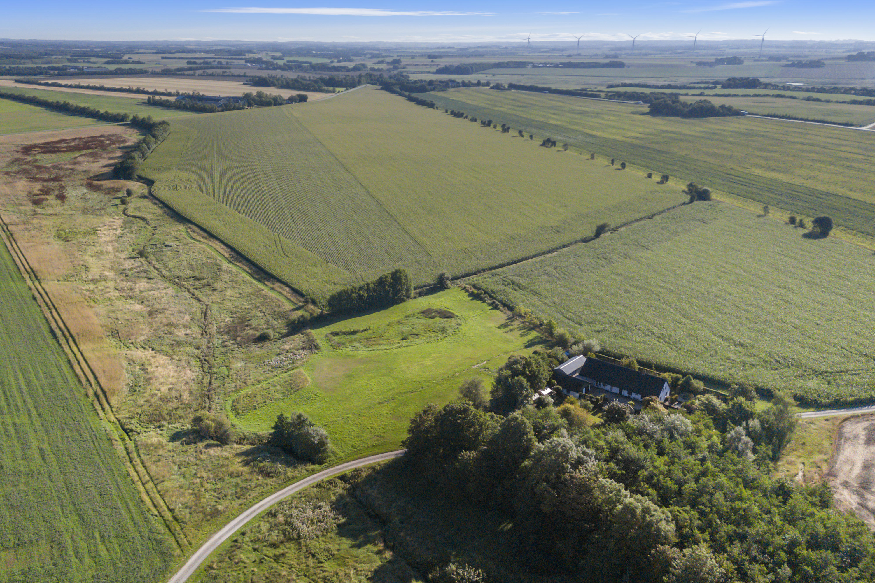 Fremhævet luftfoto billede i fuldskærmstilstand. Billede af Viborgvej 56, St Binderup, 9600 Aars