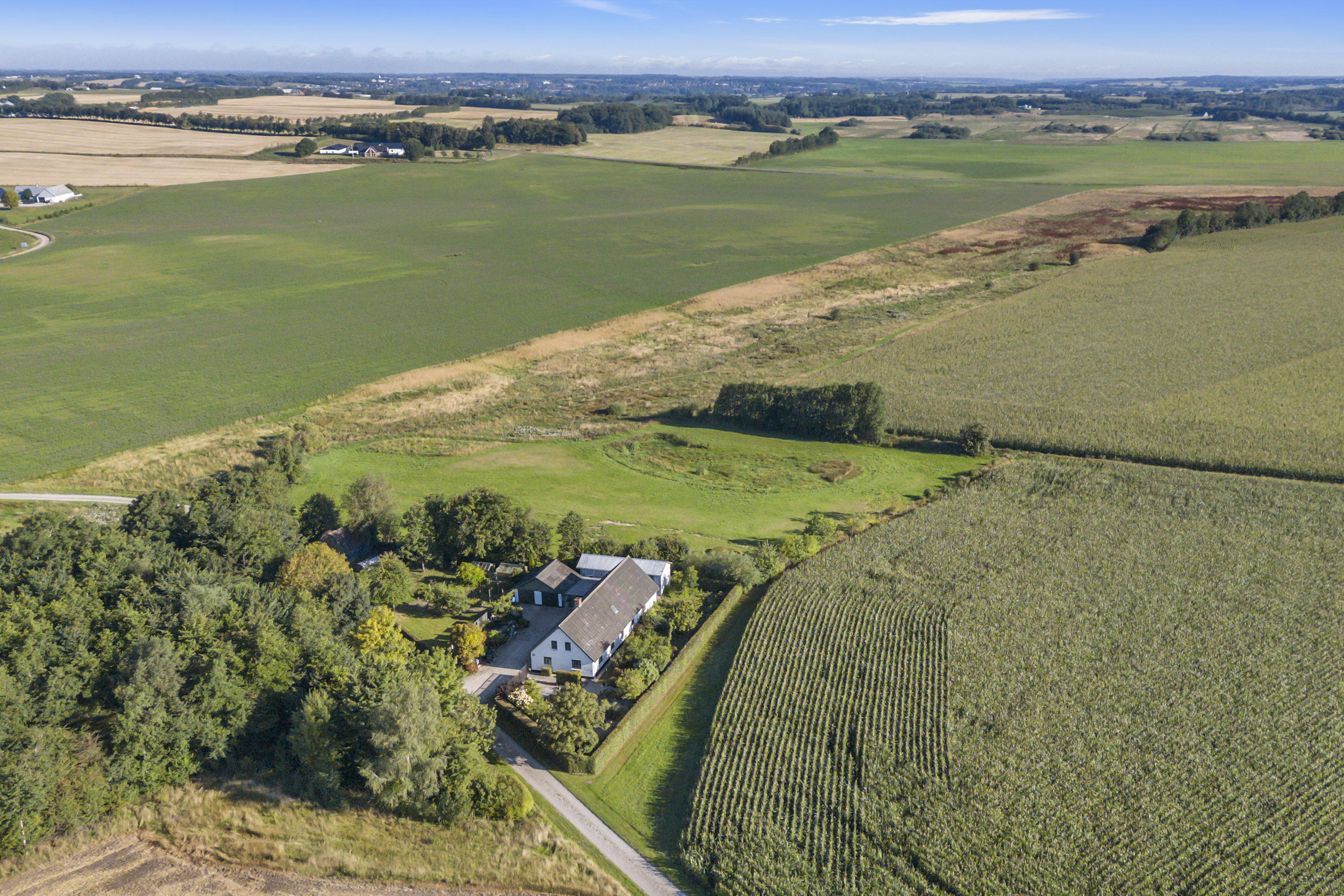 Fremhævet luftfoto billede i fuldskærmstilstand. Billede af Viborgvej 56, St Binderup, 9600 Aars