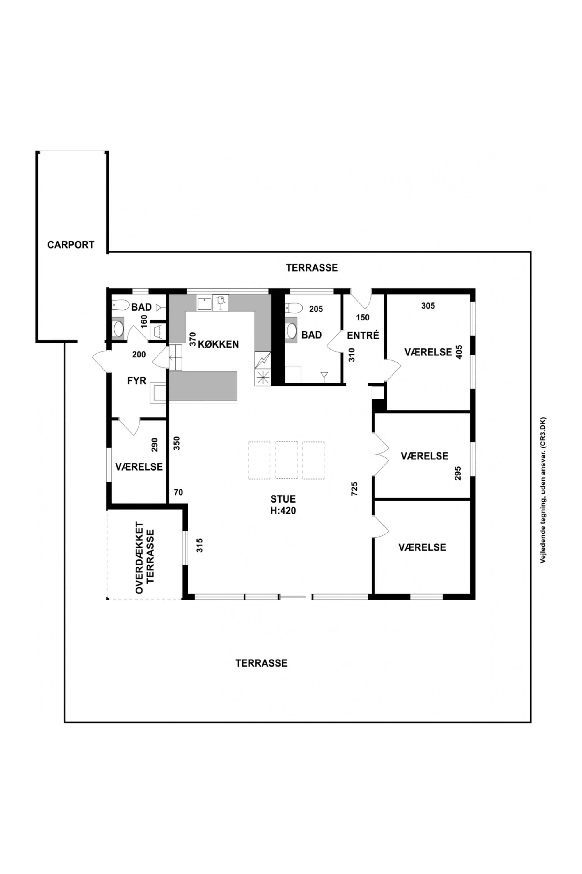 Plantegninger billede af Harestien 19, 2880 Bagsværd