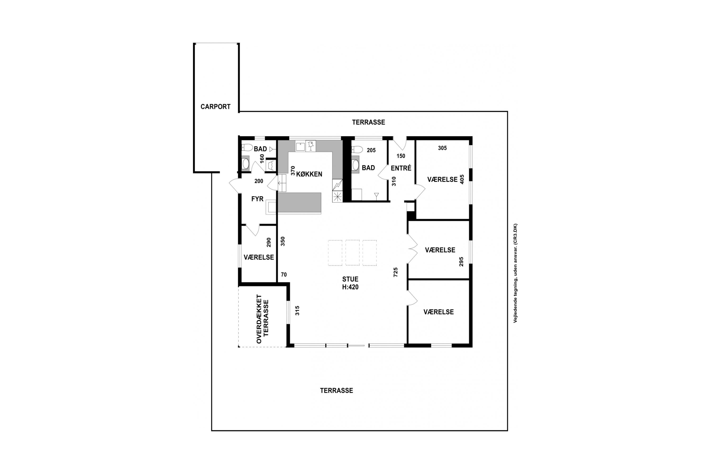 Plantegninger billede af Harestien 19, 2880 Bagsværd
