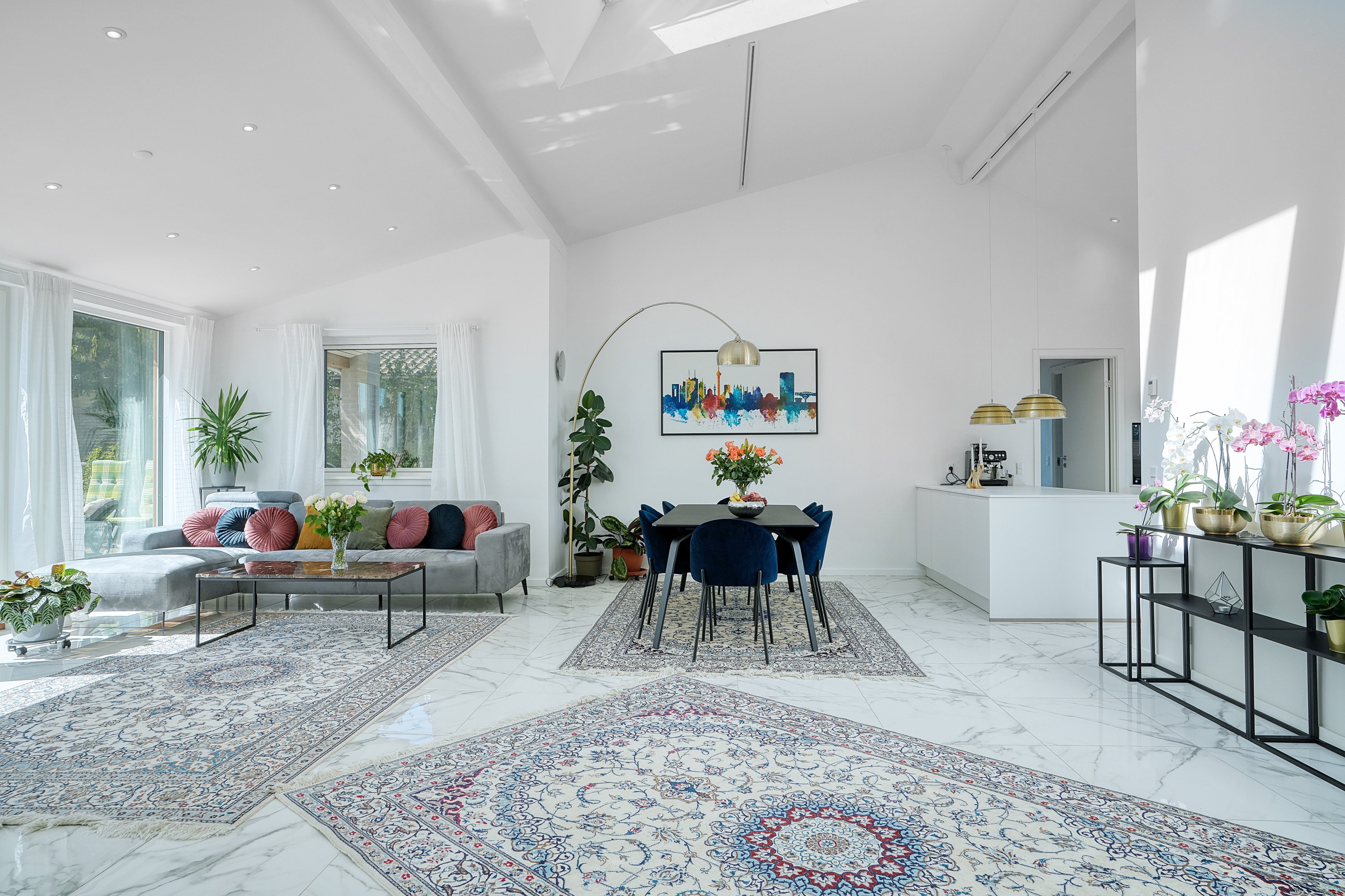 Fremhævet spisestue billede i fuldskærmstilstand. Billede af Harestien 19, 2880 Bagsværd