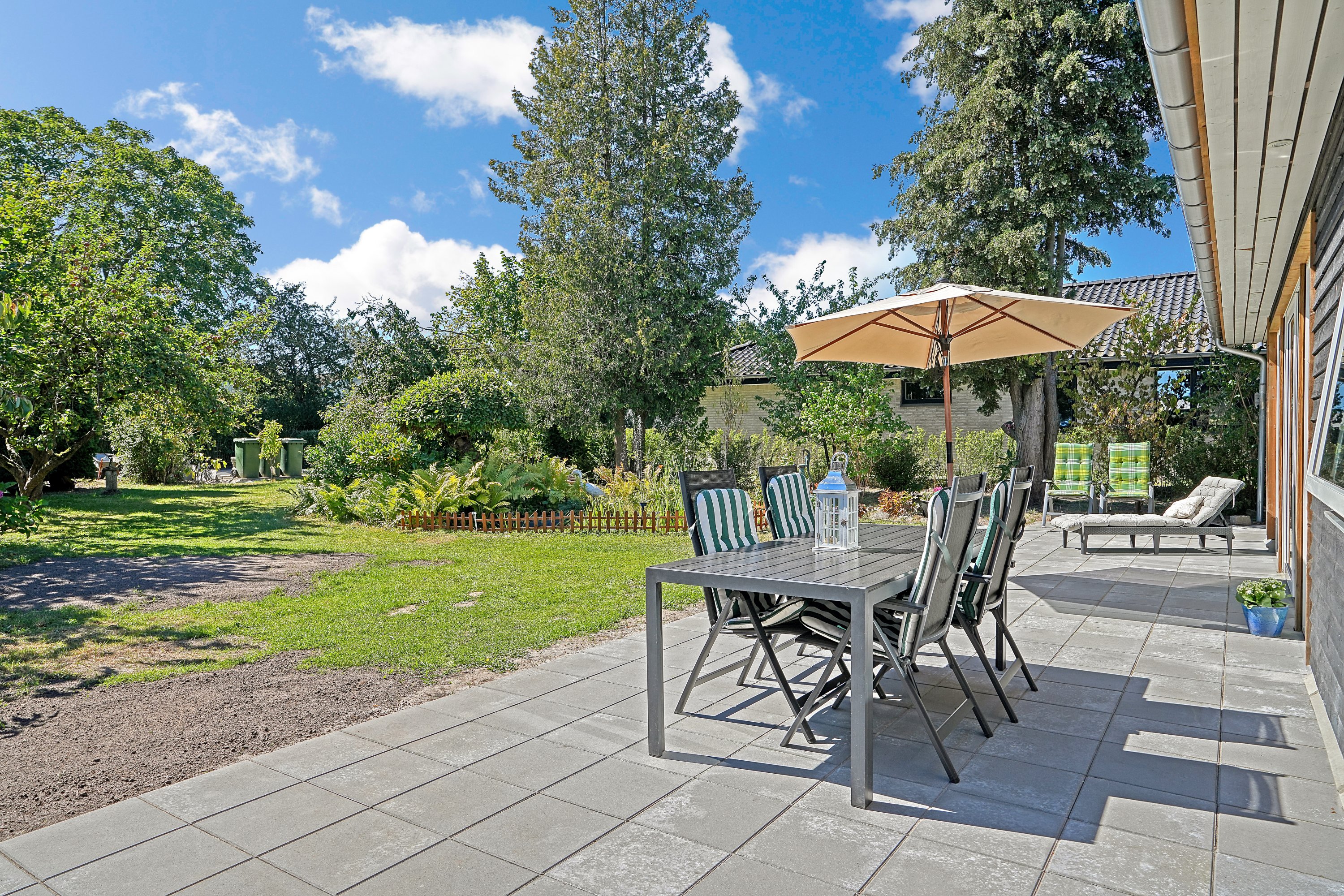 Fremhævet terrasse billede i fuldskærmstilstand. Billede af Harestien 19, 2880 Bagsværd