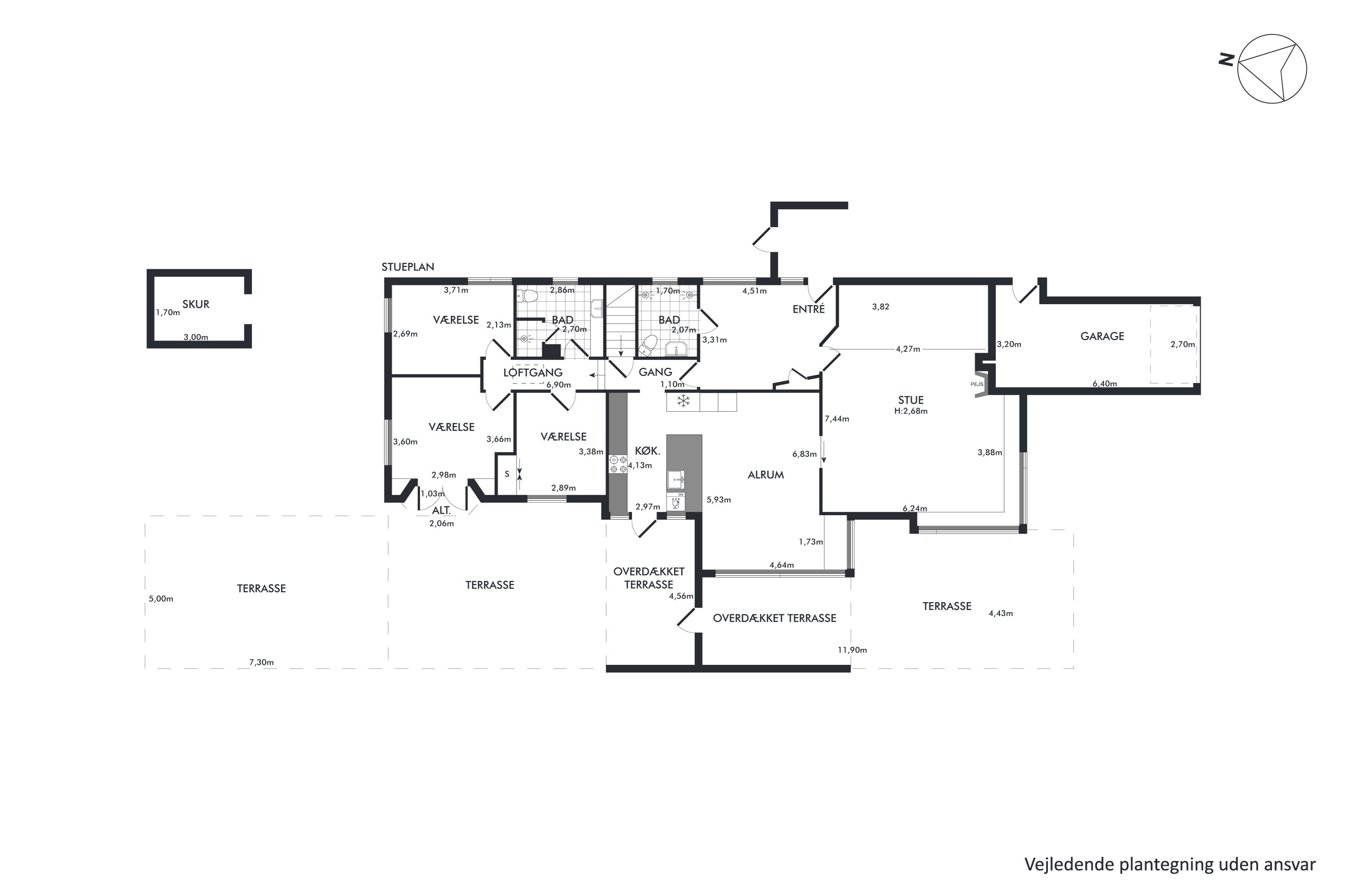 Plantegninger billede af Jyllandsgade 32, 4100 Ringsted