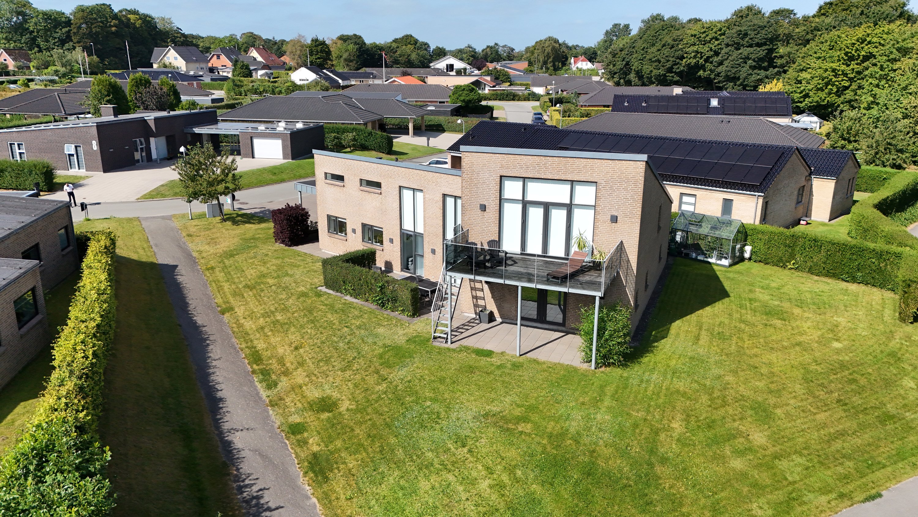 Miniaturebillede 2: luftfoto. Billede af Hyldevej 32, 9500 Hobro