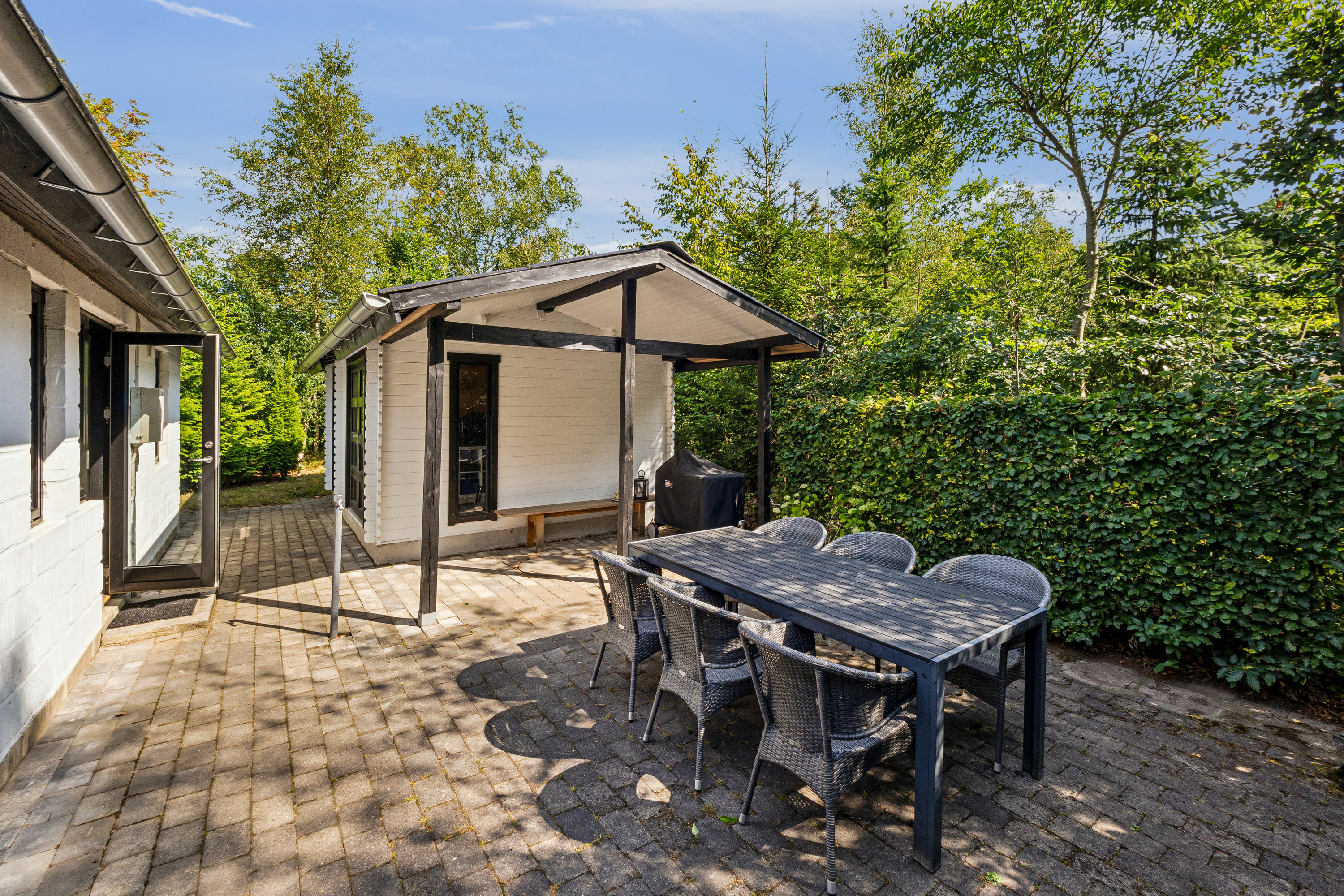 Fremhævet terrasse billede i fuldskærmstilstand. Billede af Kybehuse 18, Vile, 7870 Roslev