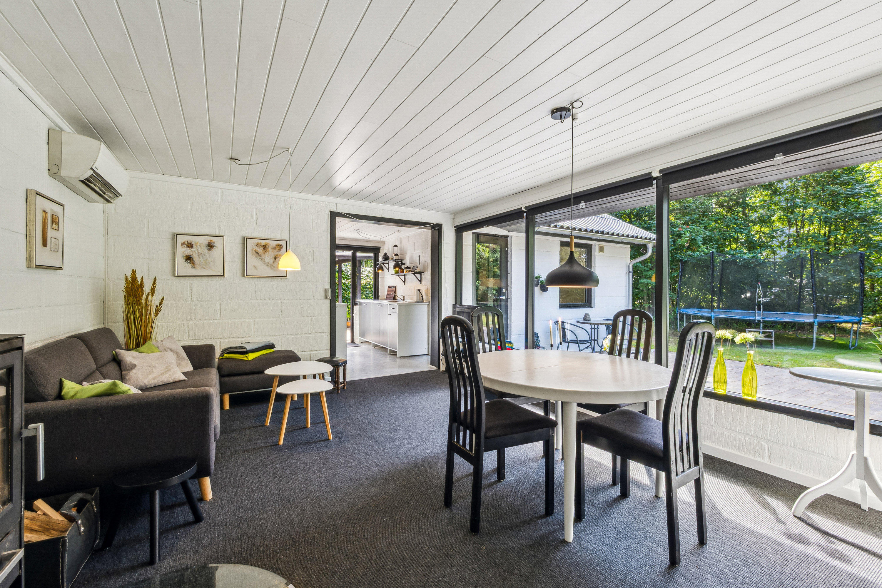 Fremhævet stue billede i fuldskærmstilstand. Billede af Kybehuse 18, Vile, 7870 Roslev