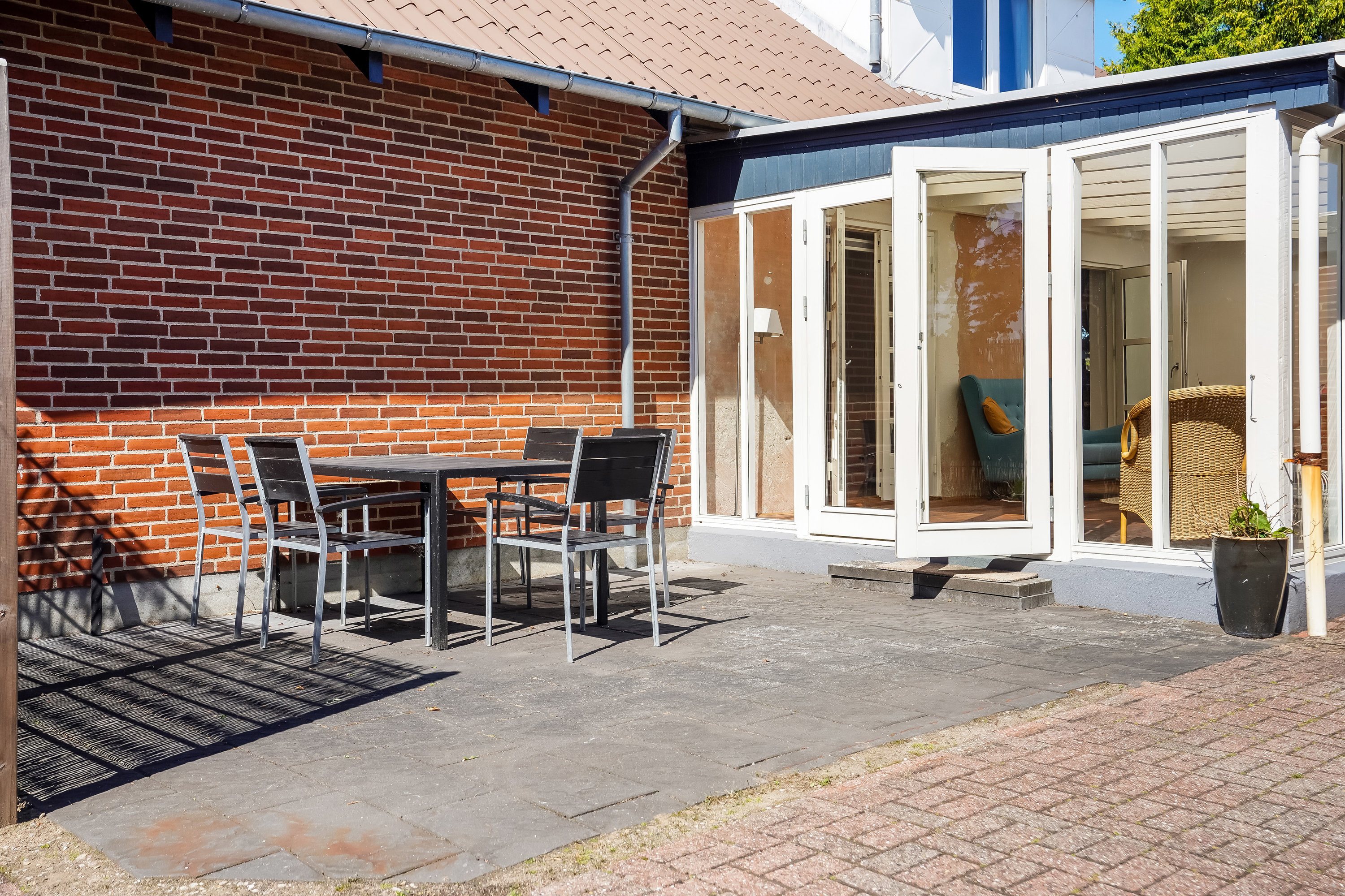 Fremhævet terrasse billede i fuldskærmstilstand. Billede af Bredgade 40, 7160 Tørring