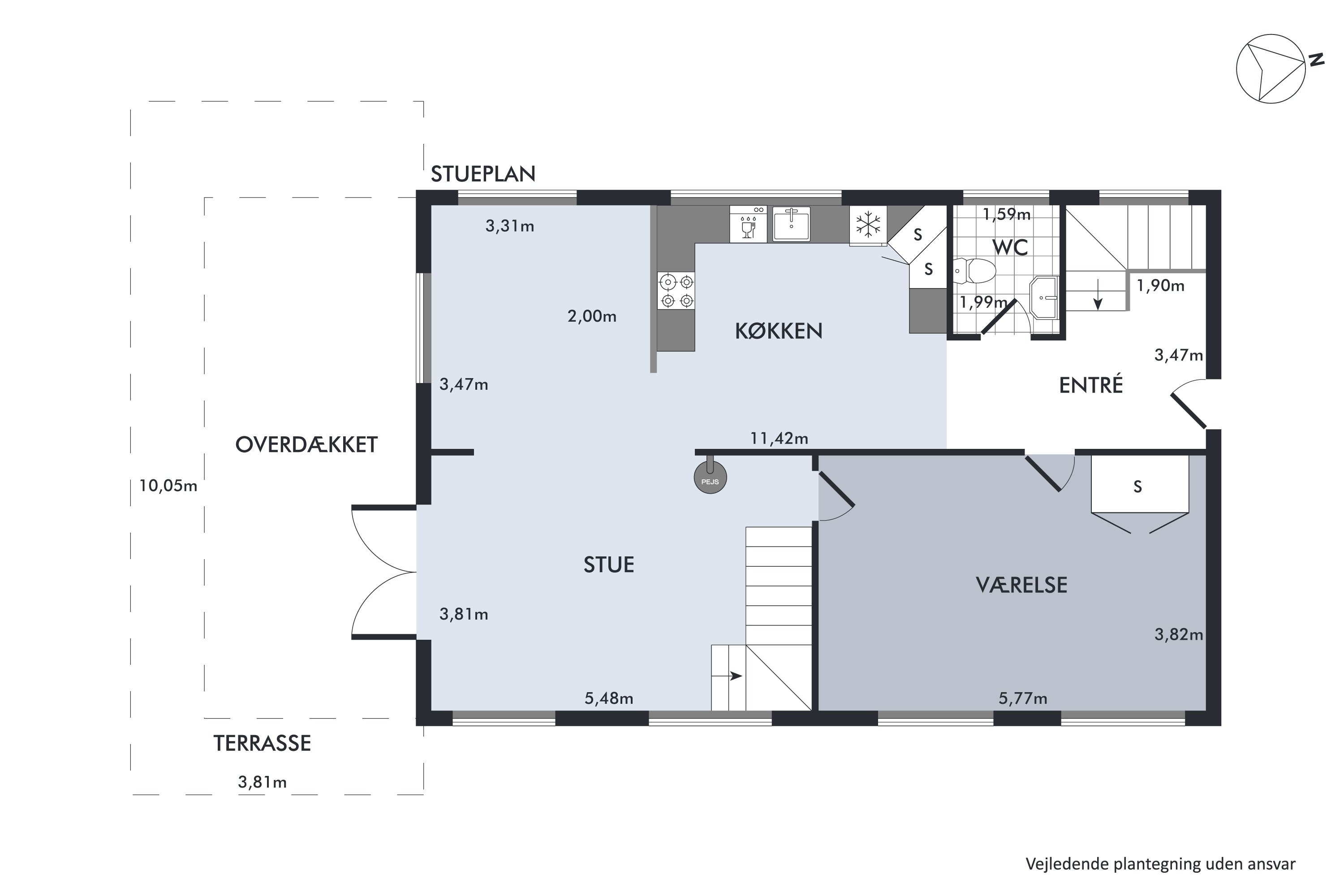 Plantegninger billede af Læstenvej 14, Rejstrup, 8990 Fårup