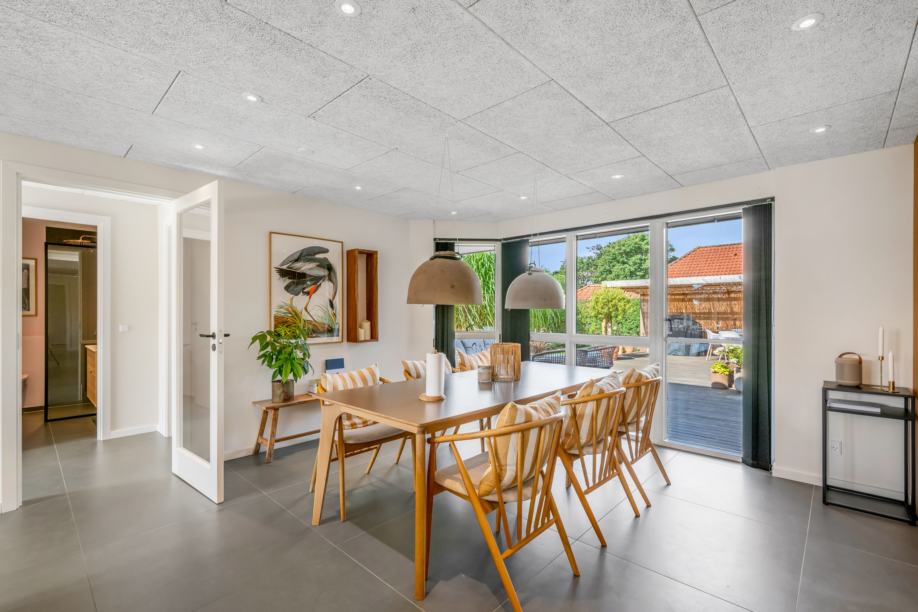 Fremhævet stue billede i fuldskærmstilstand. Billede af Højvangen 8, 6950 Ringkøbing