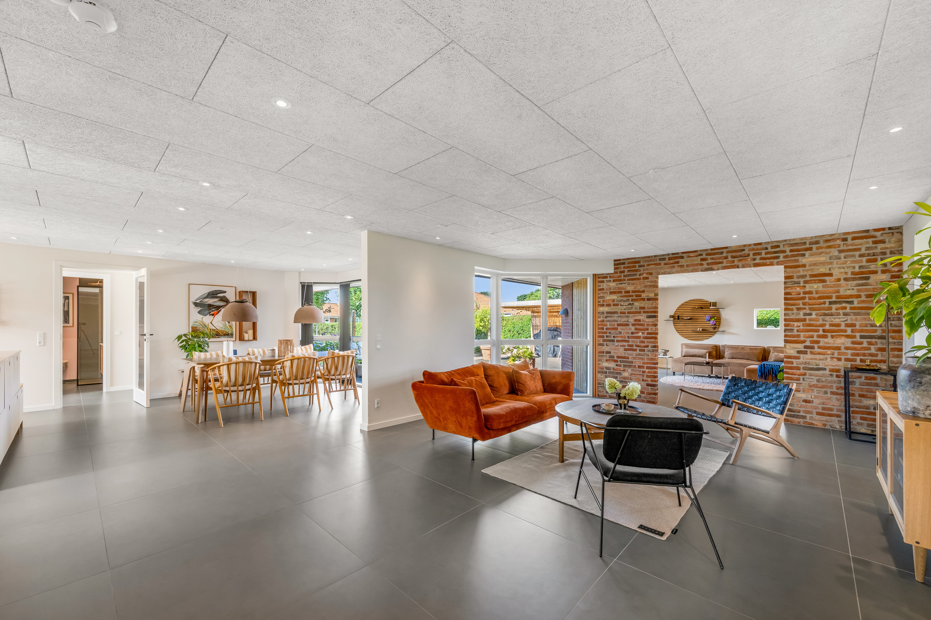 Fremhævet stue billede i fuldskærmstilstand. Billede af Højvangen 8, 6950 Ringkøbing