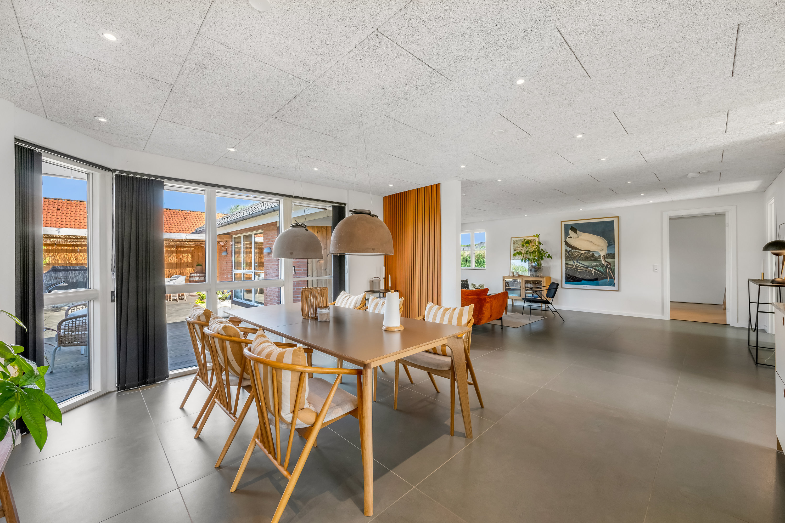 Fremhævet stue billede i fuldskærmstilstand. Billede af Højvangen 8, 6950 Ringkøbing