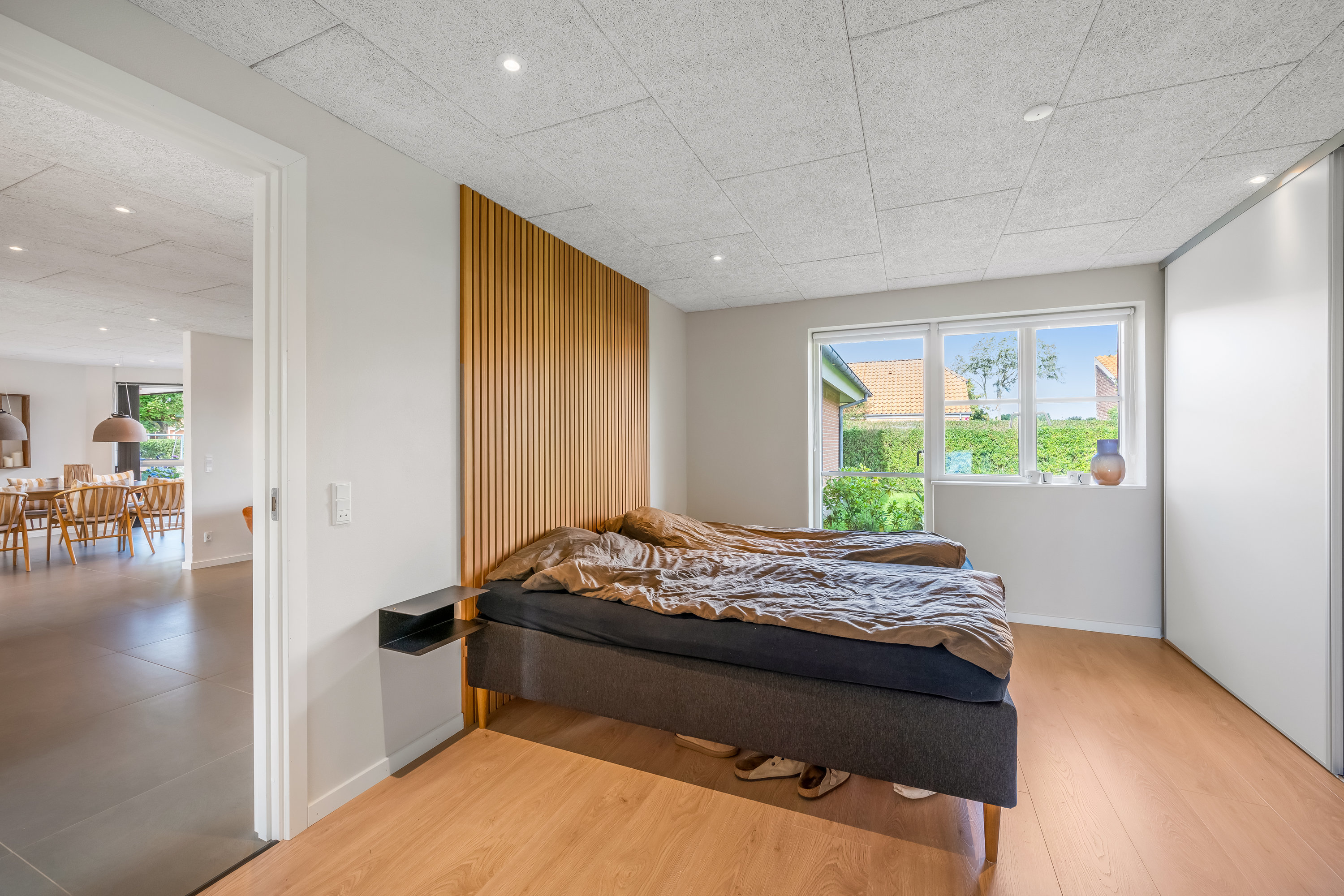 Fremhævet soveværelse billede i fuldskærmstilstand. Billede af Højvangen 8, 6950 Ringkøbing