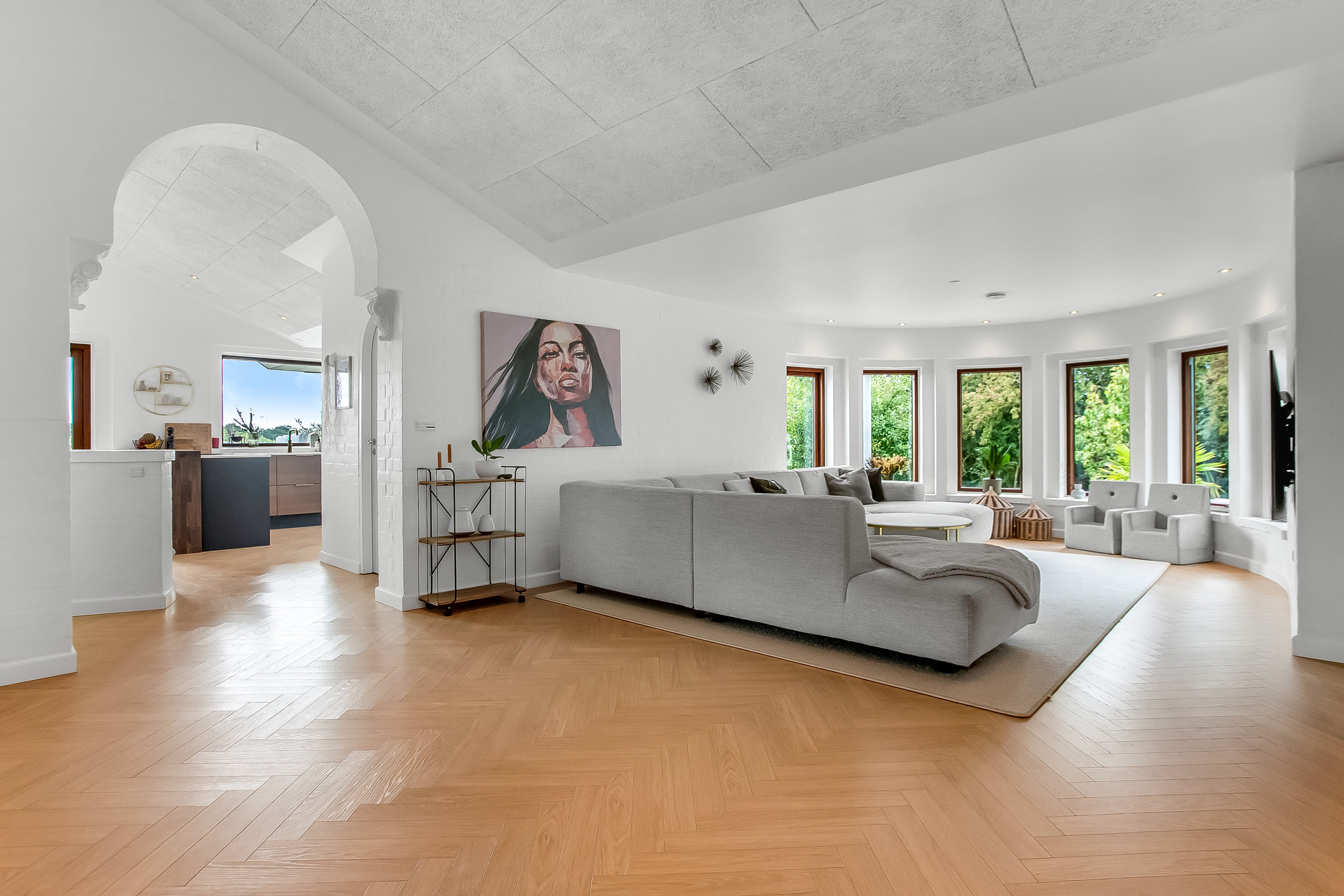 Fremhævet stue billede i fuldskærmstilstand. Billede af Alexandersvej 12, 6640 Lunderskov