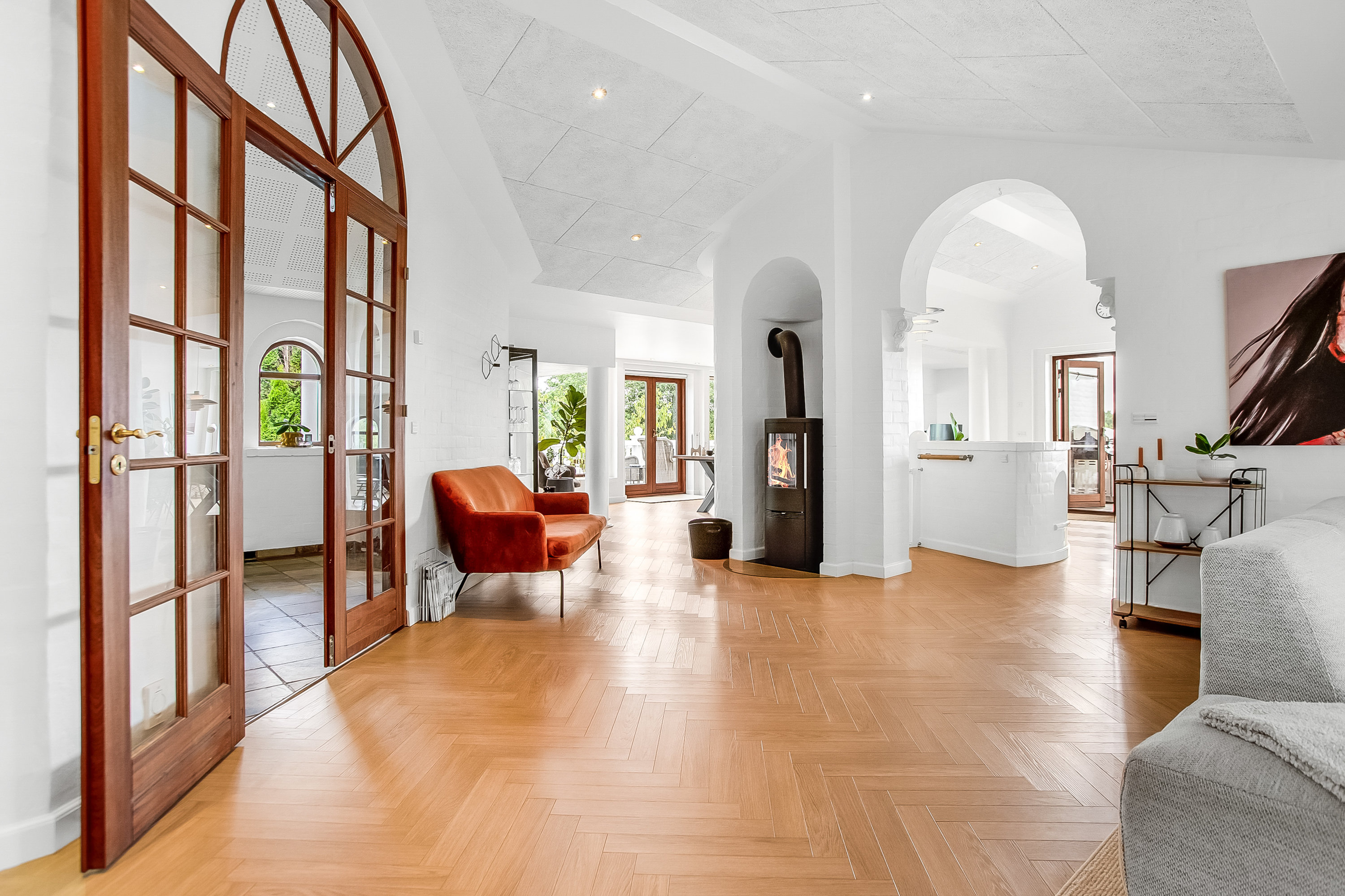 Fremhævet stue billede i fuldskærmstilstand. Billede af Alexandersvej 12, 6640 Lunderskov