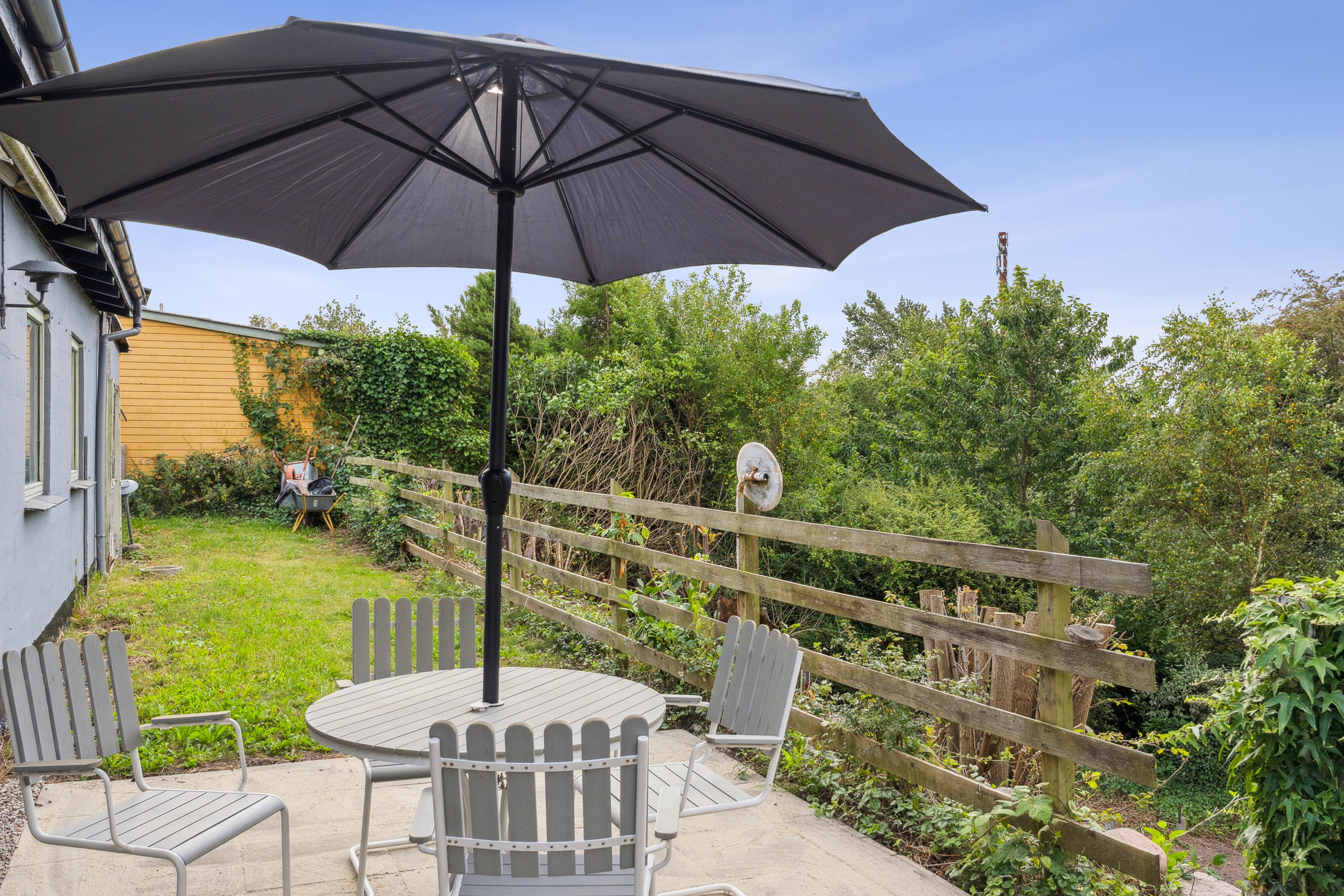 Fremhævet terrasse billede i fuldskærmstilstand. Billede af Bakkevej 4, Egebjerg, 4500 Nykøbing Sj