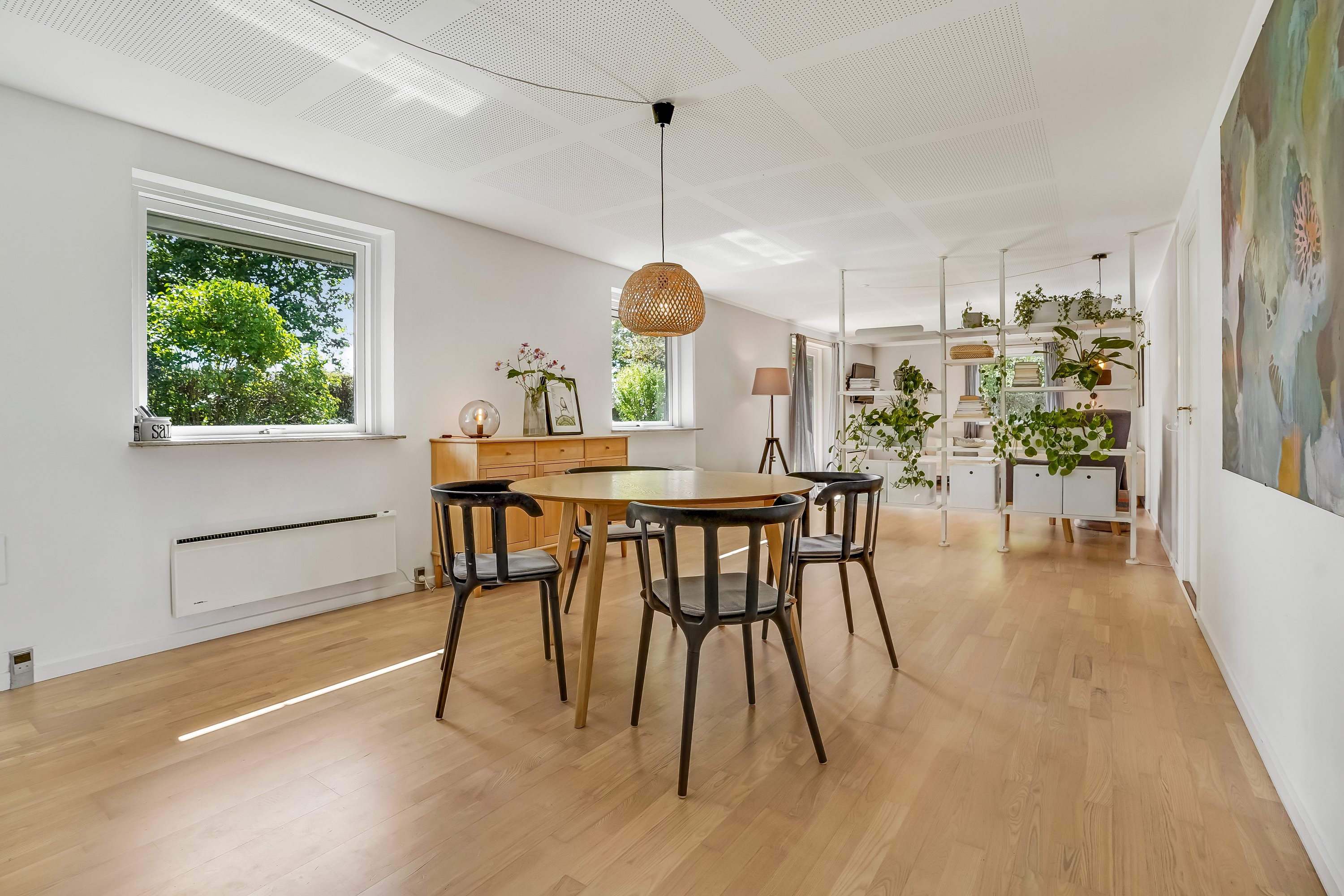 Fremhævet stue billede i fuldskærmstilstand. Billede af Lyøvænget 16, 5500 Middelfart