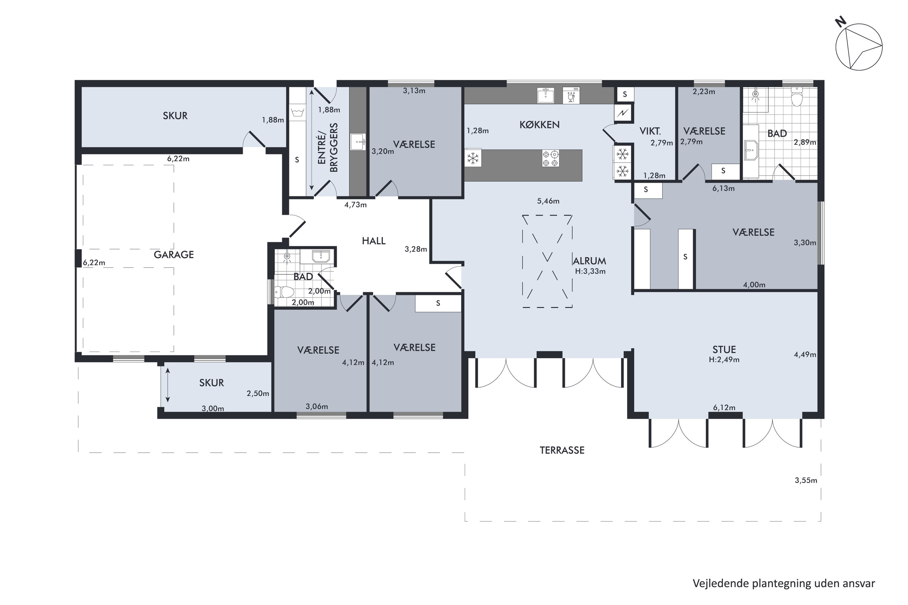 Plantegninger billede af Marens Minde Vej 32, Strøby Egede, 4600 Køge