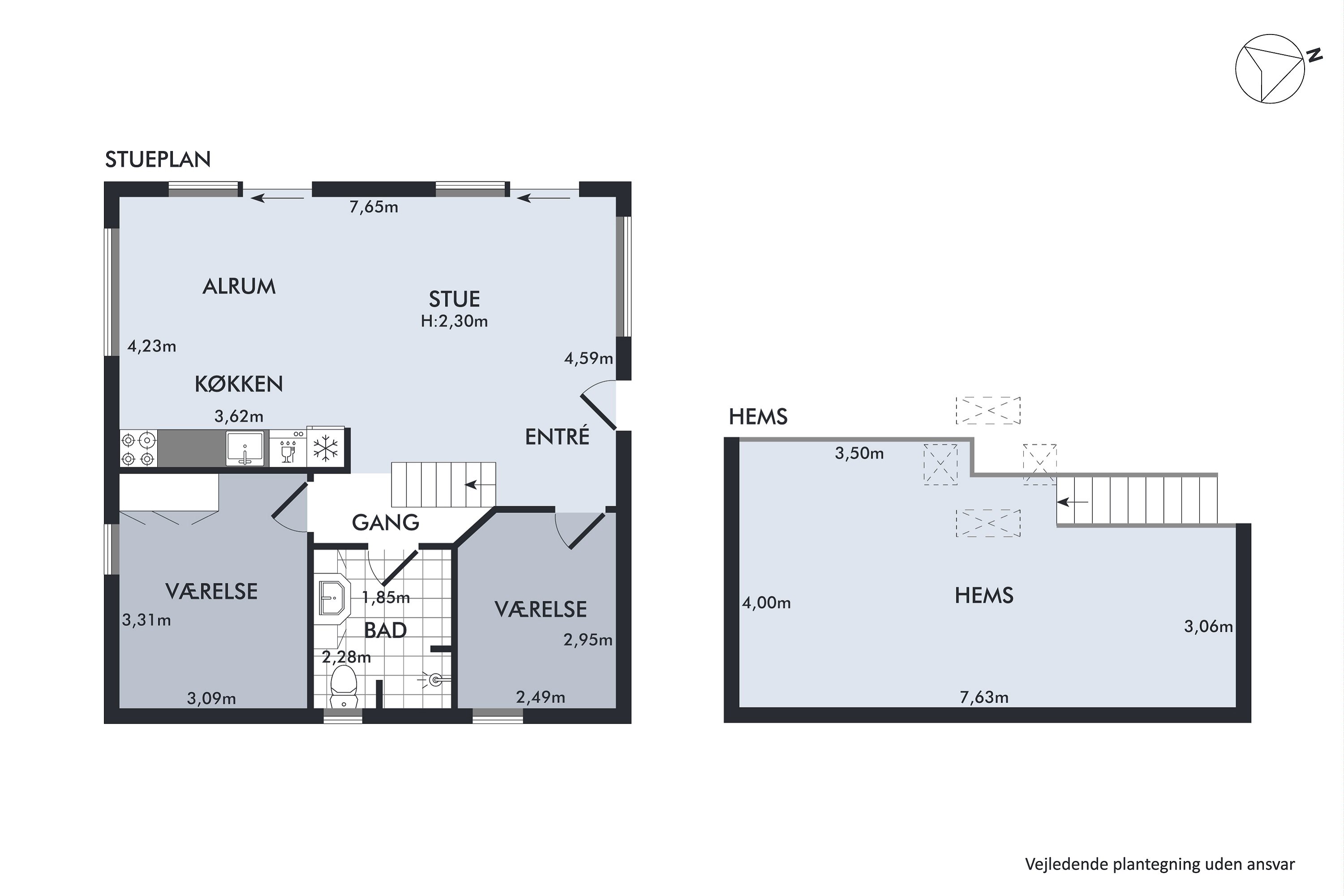 Plantegninger billede af Vestre Strandvej 35, Skødshoved Strand, 8420 Knebel
