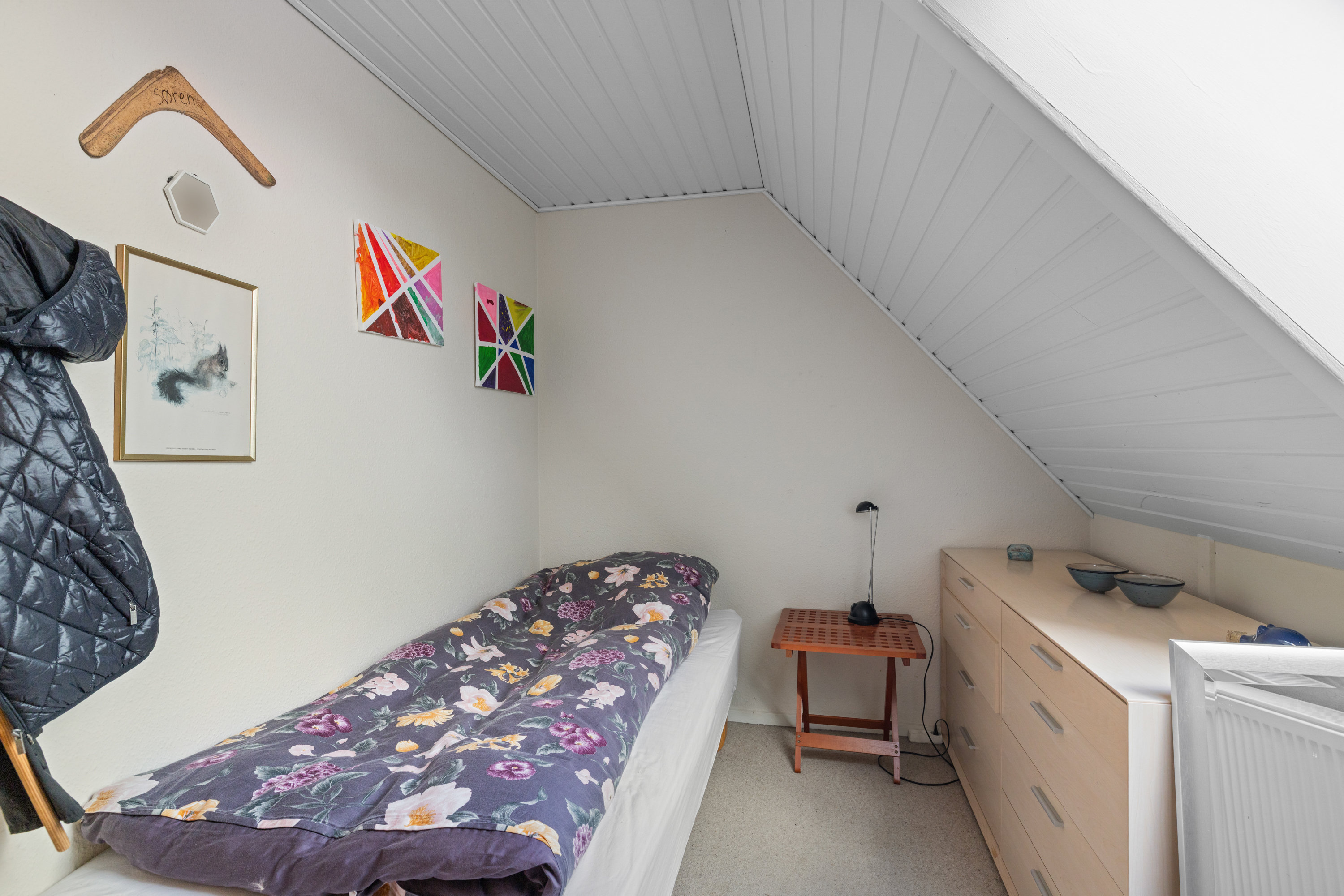 Fremhævet soveværelse billede i fuldskærmstilstand. Billede af Strandvejen 38, Vester Åby, 5600 Faaborg