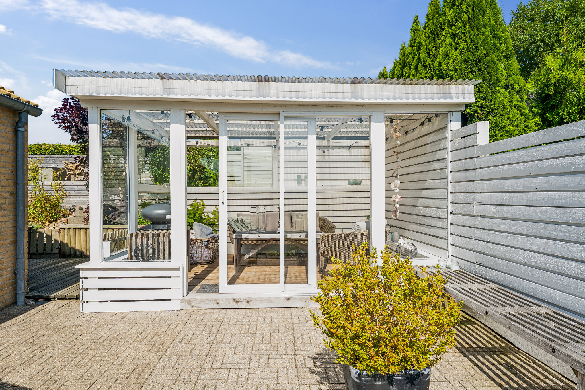 Fremhævet terrasse billede i fuldskærmstilstand. Billede af Drejervej 22, 8920 Randers NV