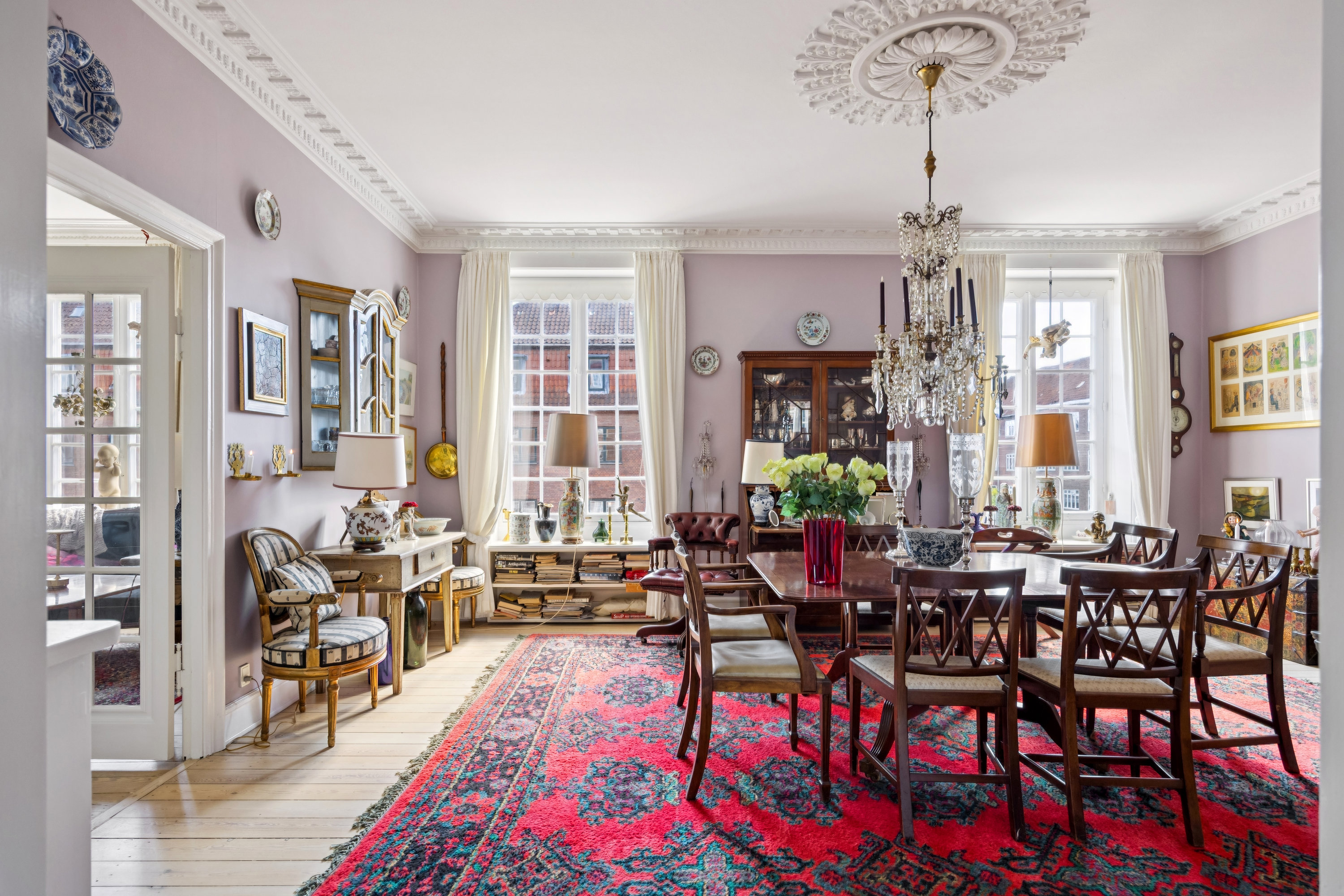 Fremhævet stue billede i fuldskærmstilstand. Billede af Peter Bangs Vej 78, 2. tv., 2000 Frederiksberg