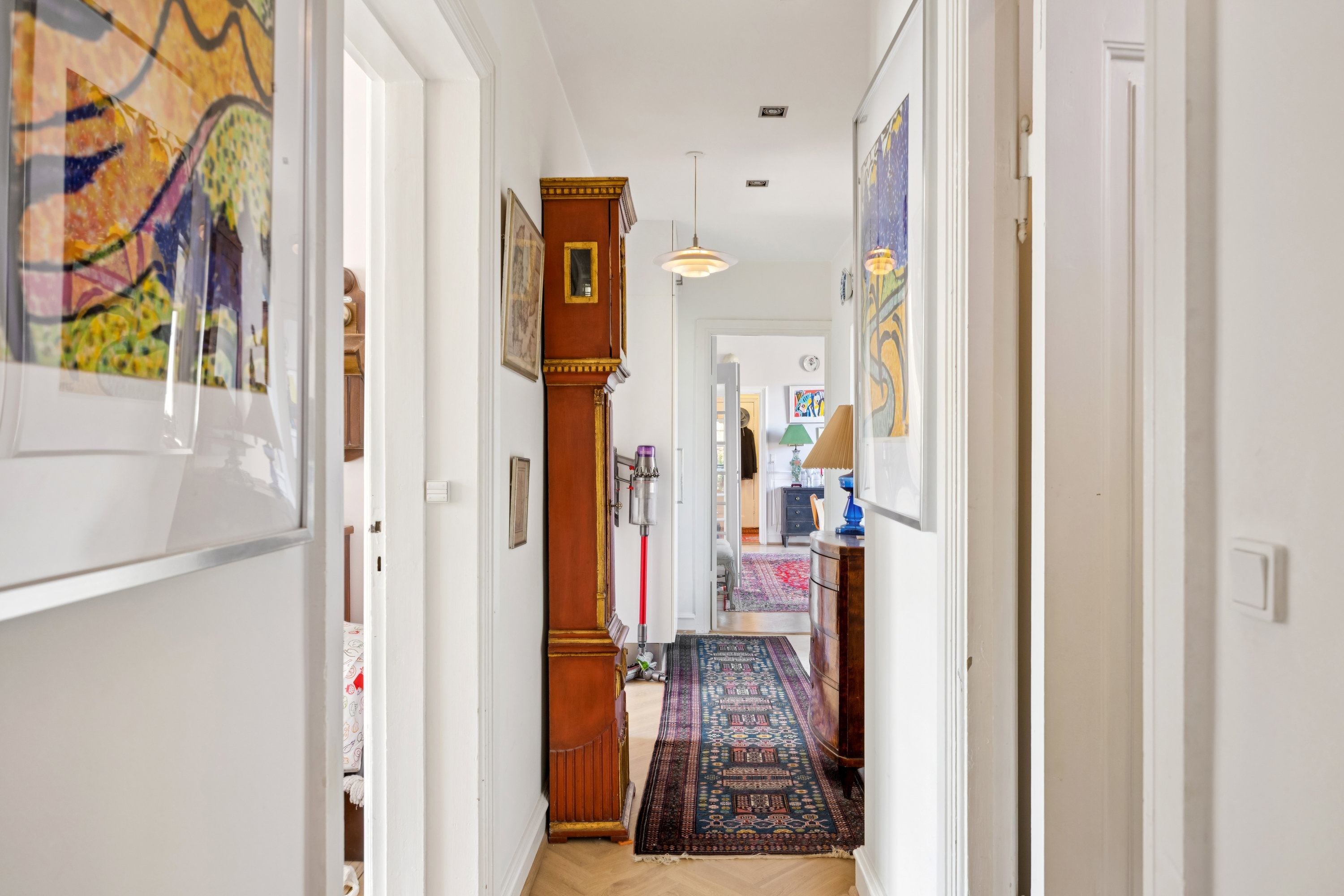 Fremhævet gang billede i fuldskærmstilstand. Billede af Peter Bangs Vej 78, 2. tv., 2000 Frederiksberg