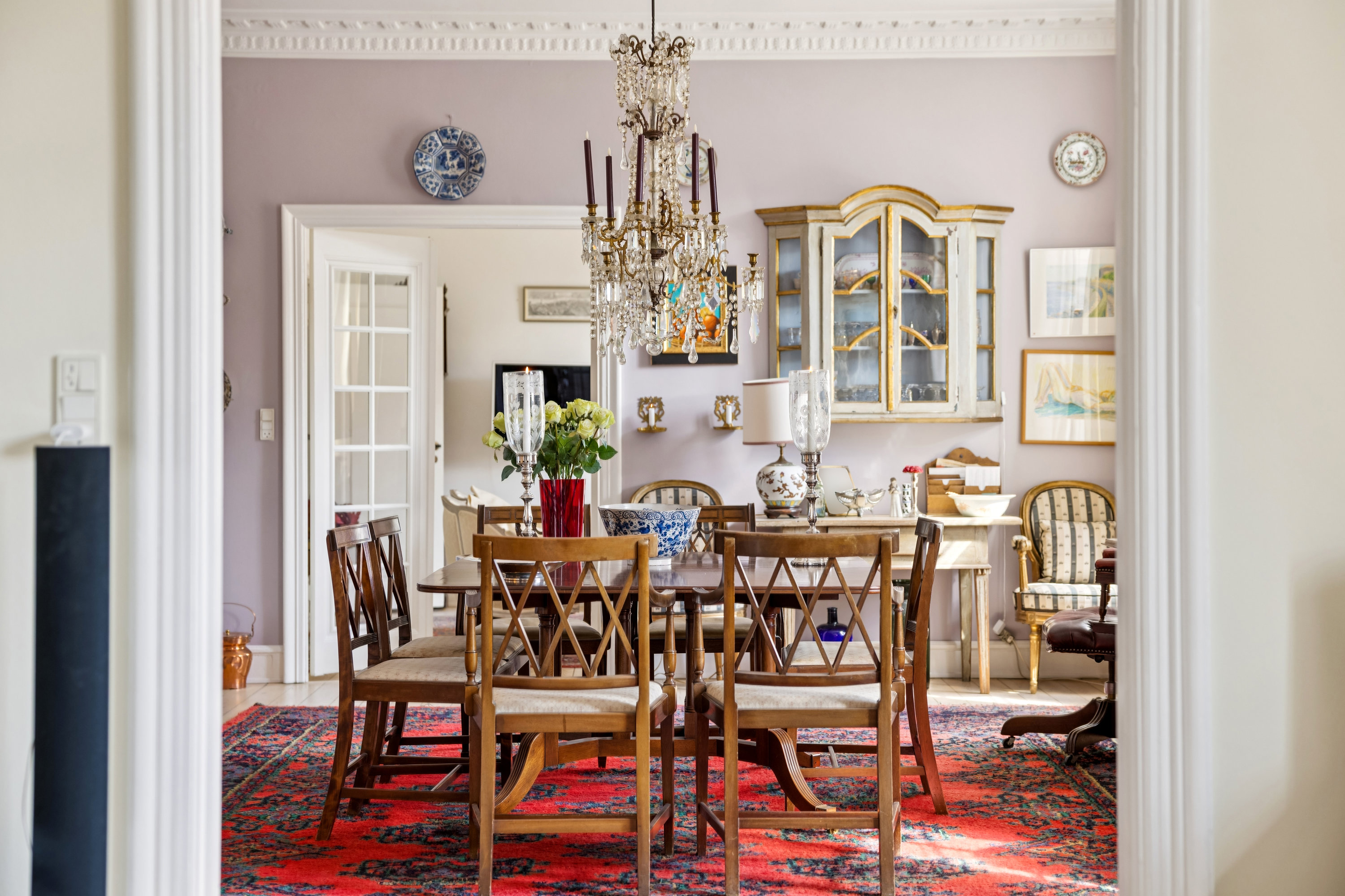 Fremhævet spisestue billede i fuldskærmstilstand. Billede af Peter Bangs Vej 78, 2. tv., 2000 Frederiksberg