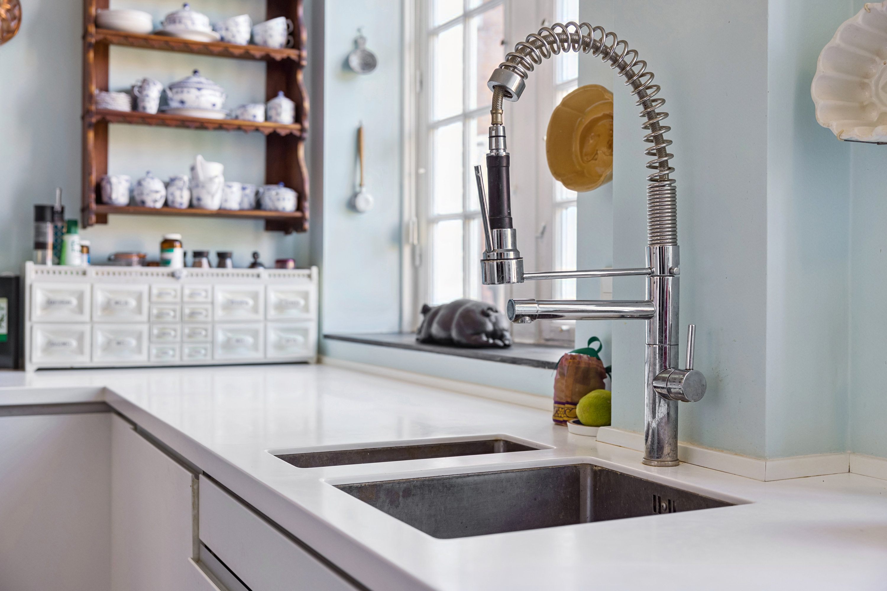 Fremhævet køkken billede i fuldskærmstilstand. Billede af Peter Bangs Vej 78, 2. tv., 2000 Frederiksberg