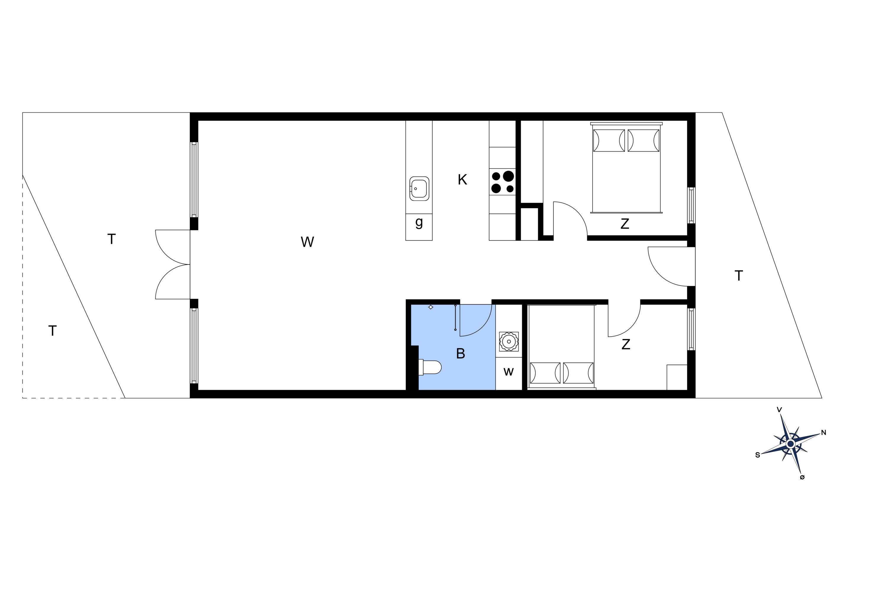 Plantegninger billede af Havstokken 30A, Vorupør, 7700 Thisted