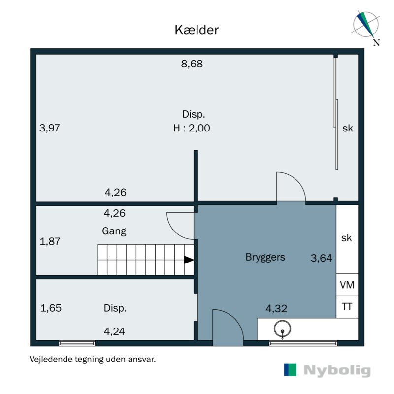Plantegninger billede af Strandgade 44, Hou, 8300 Odder
