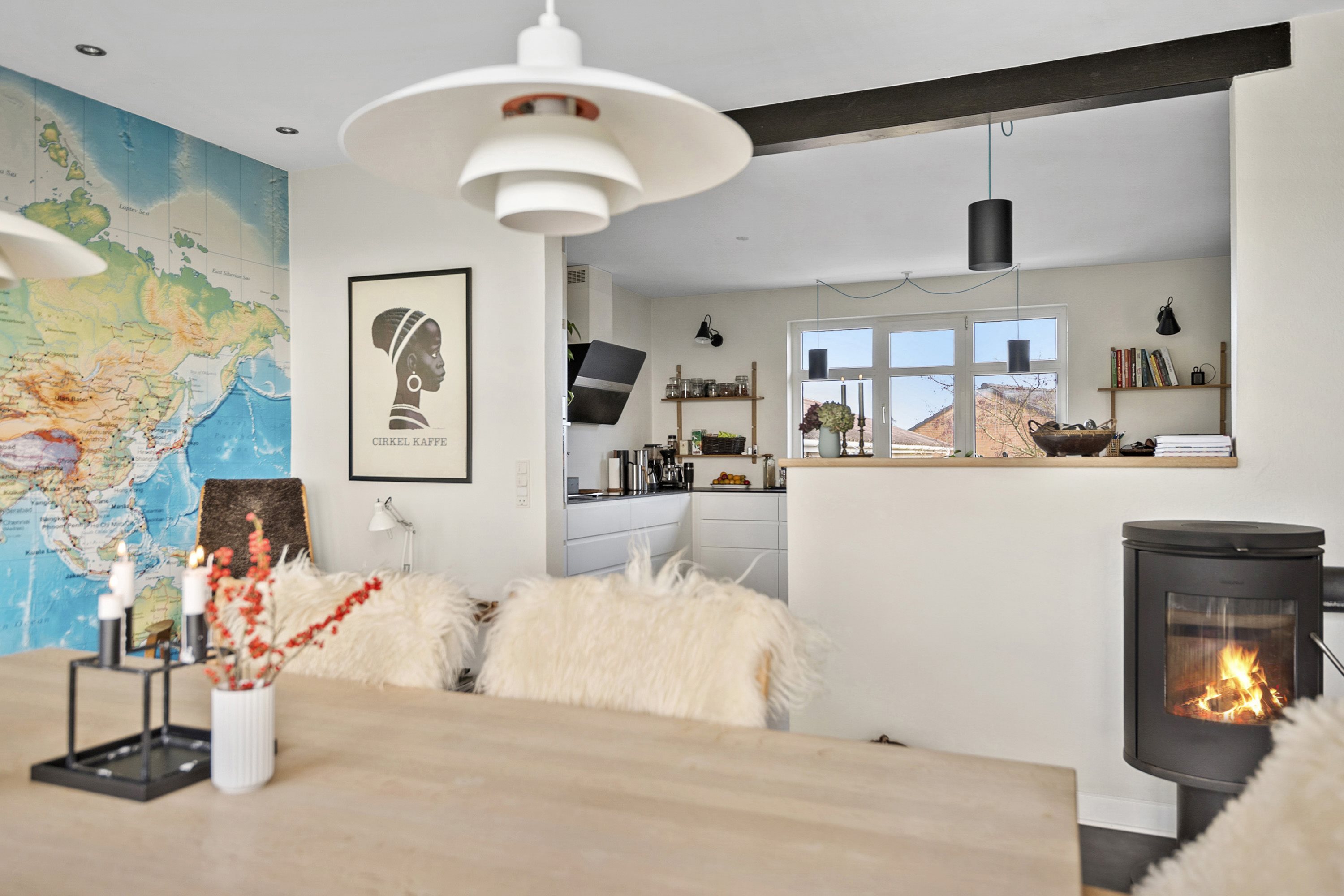 Fremhævet spisestue billede i fuldskærmstilstand. Billede af Strandgade 44, Hou, 8300 Odder