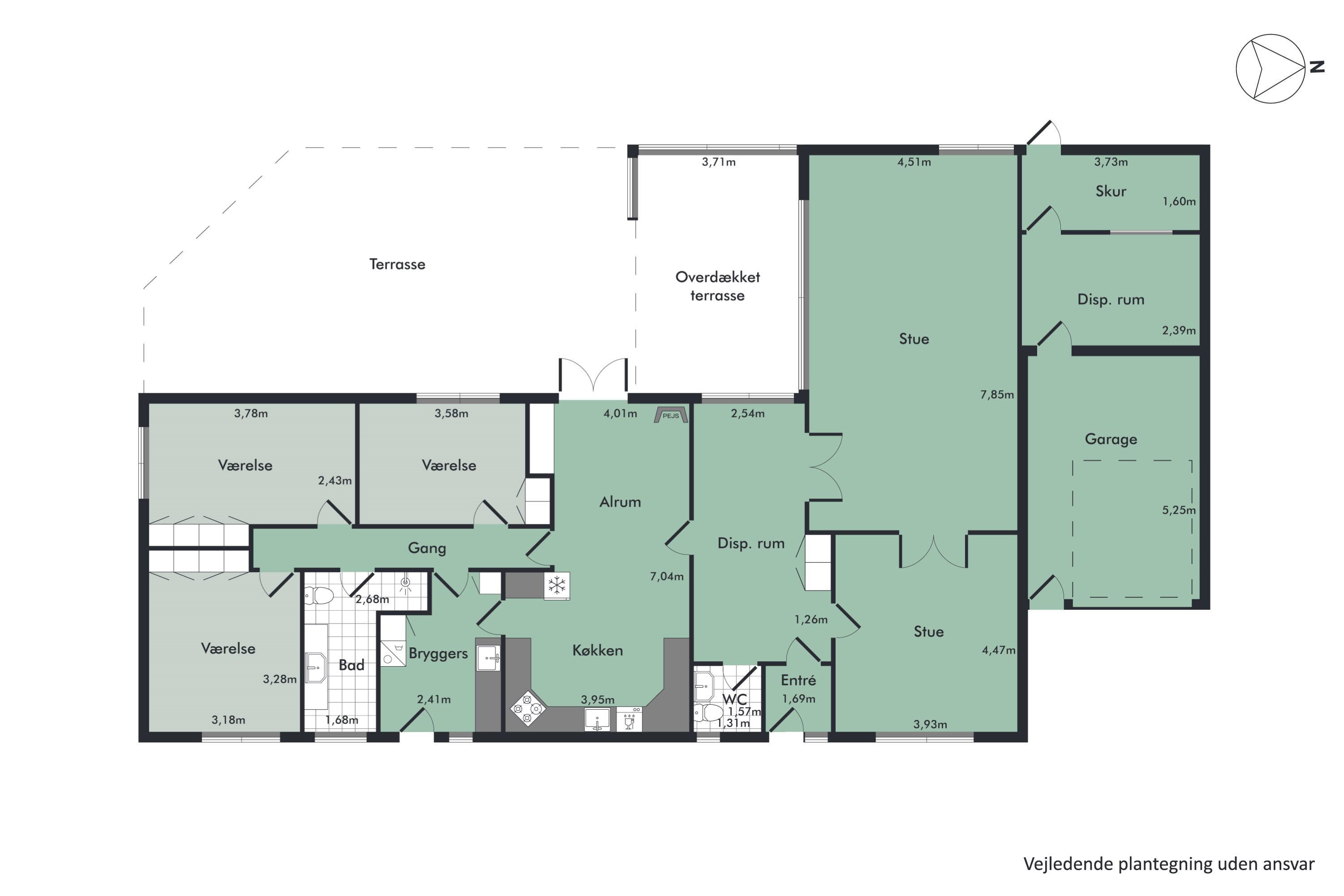 Plantegninger billede af Bøgevænget 19, 7800 Skive