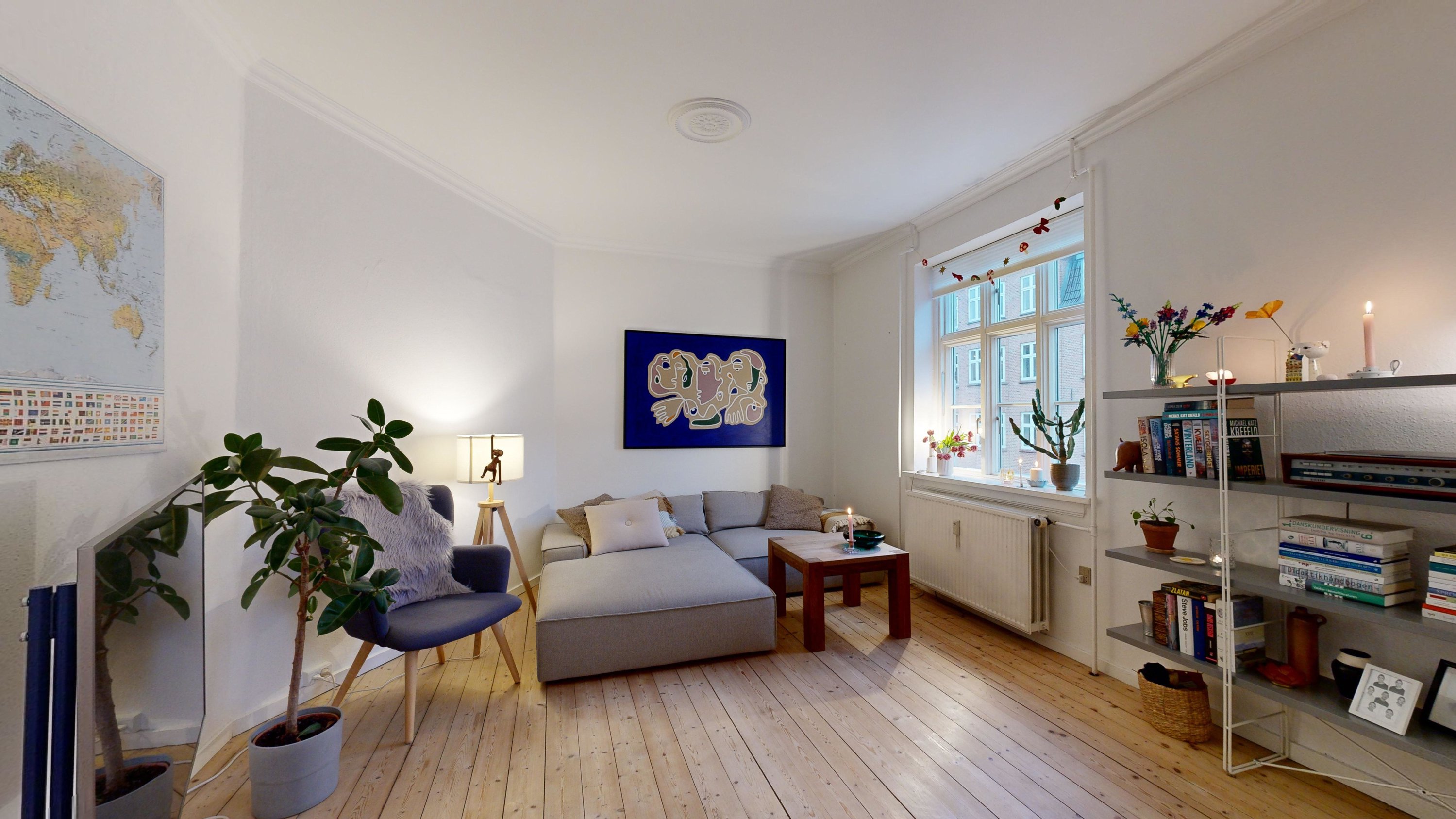 Miniaturebillede 1: stue. Billede af Østerbro 90, 2. th., 9000 Aalborg