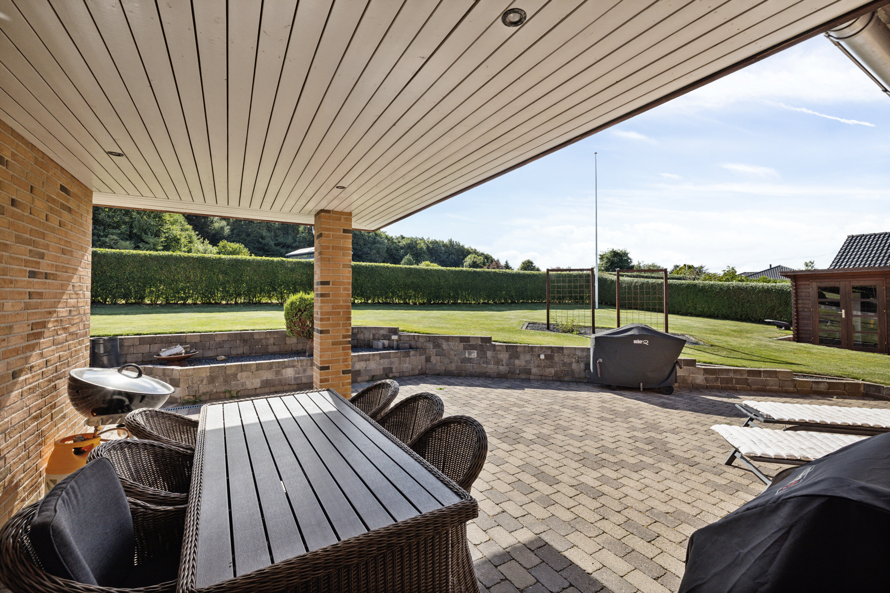 Fremhævet terrasse billede i fuldskærmstilstand. Billede af Snerlevej 5, 7850 Stoholm Jyll