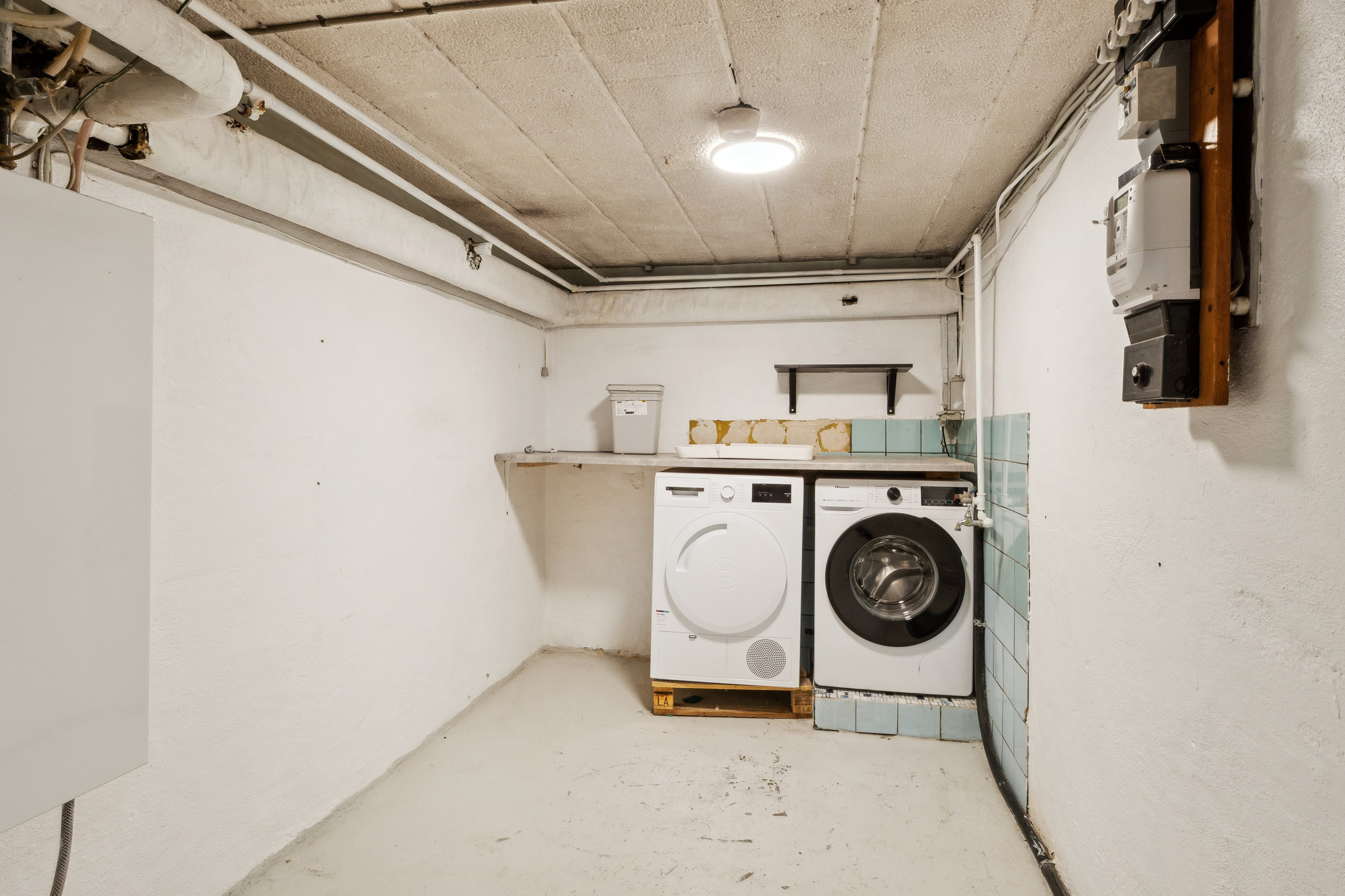 Fremhævet vaskerum billede i fuldskærmstilstand. Billede af Birkebakken 4, Glyngøre, 7870 Roslev