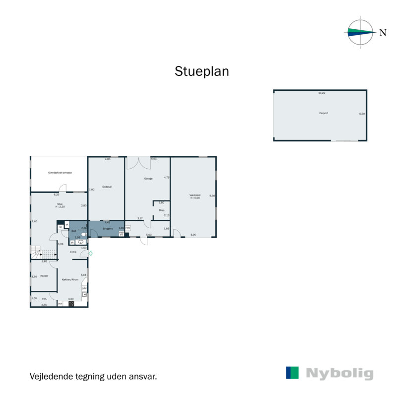 Plantegninger billede af Læborg Kirkevej 22, Nyby, 6600 Vejen