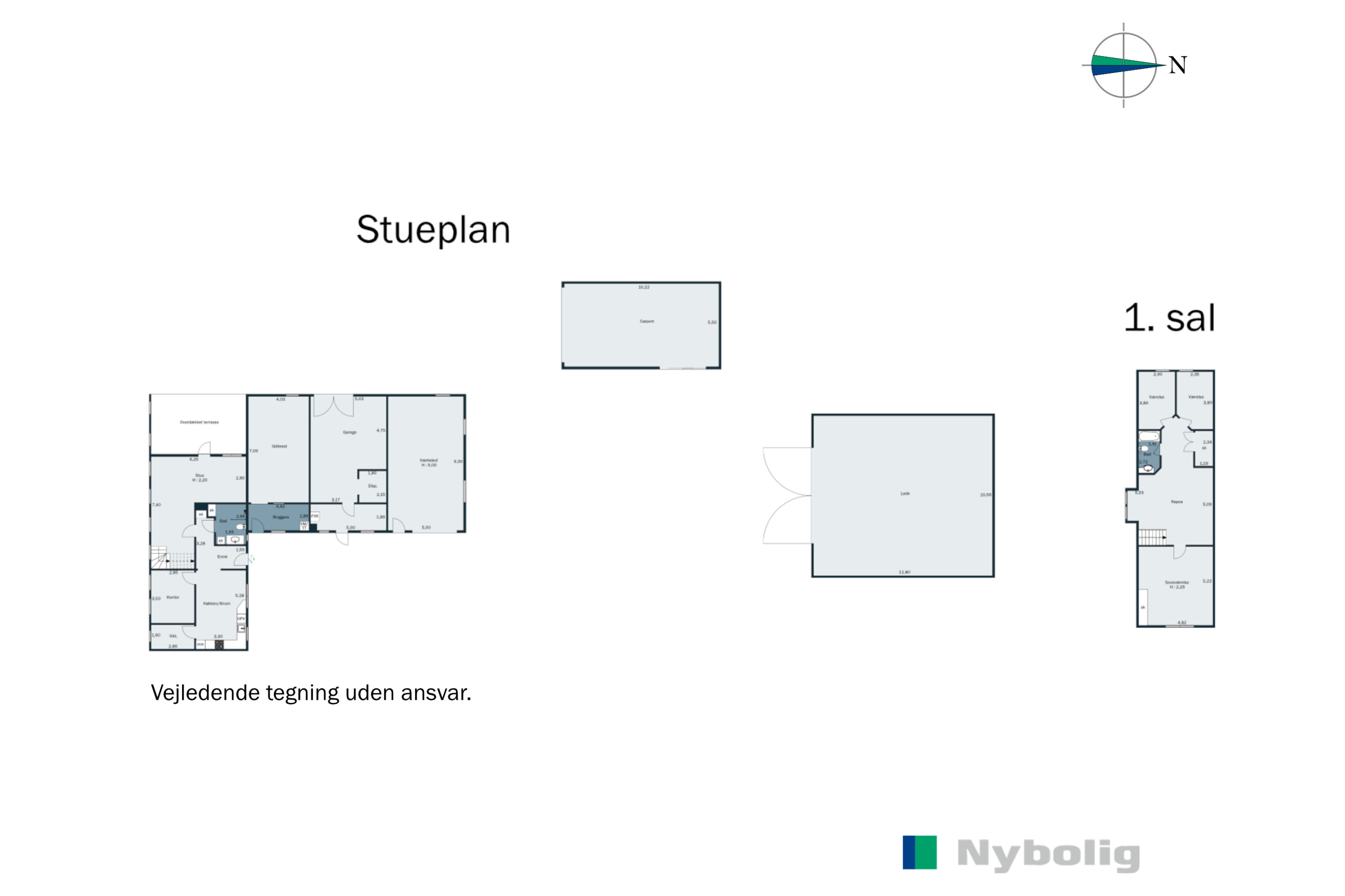 Plantegninger billede af Læborg Kirkevej 22, Nyby, 6600 Vejen