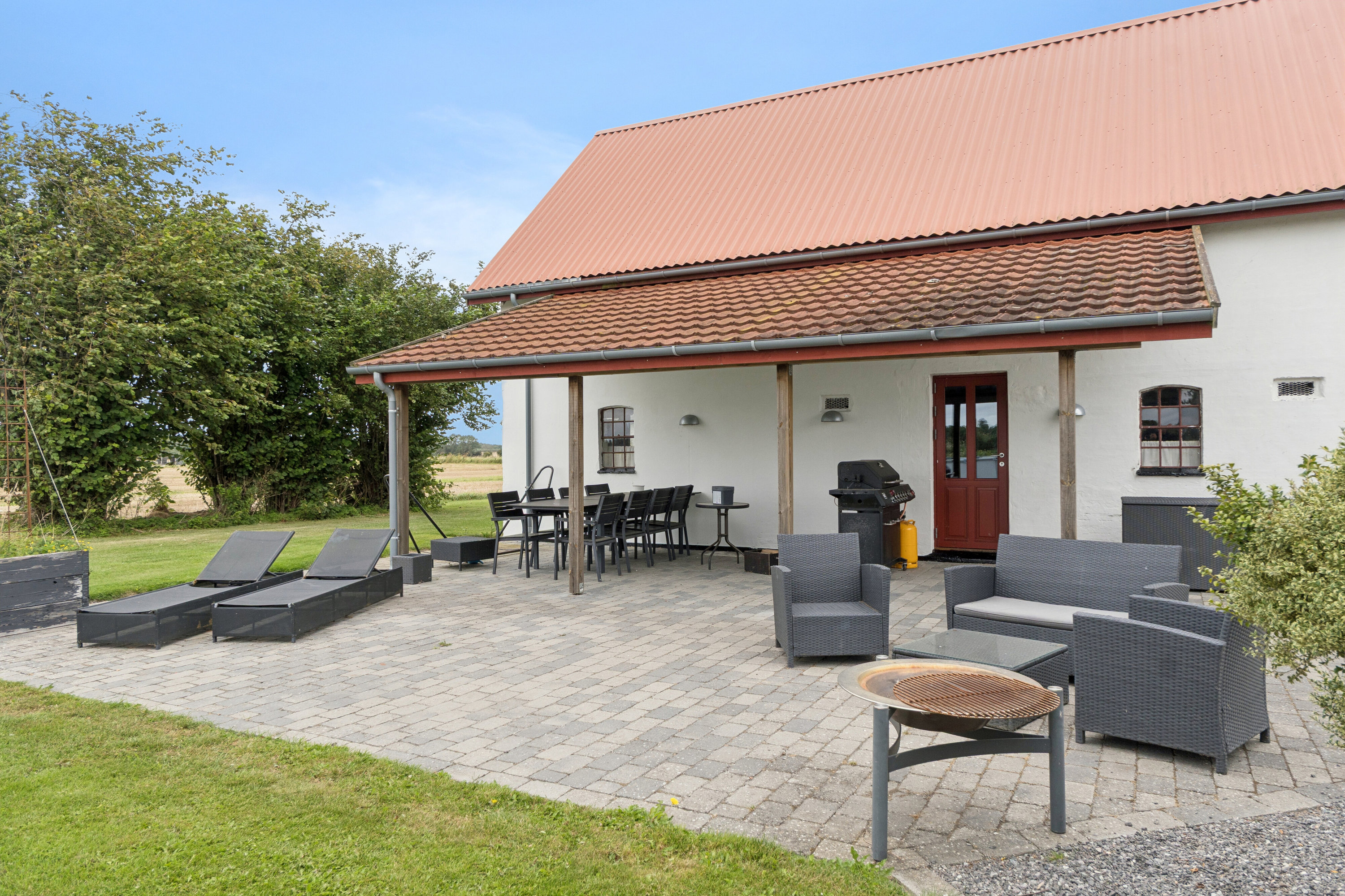 Fremhævet overdækket terrasse billede i fuldskærmstilstand. Billede af Jungshovedvej 49, 4720 Præstø