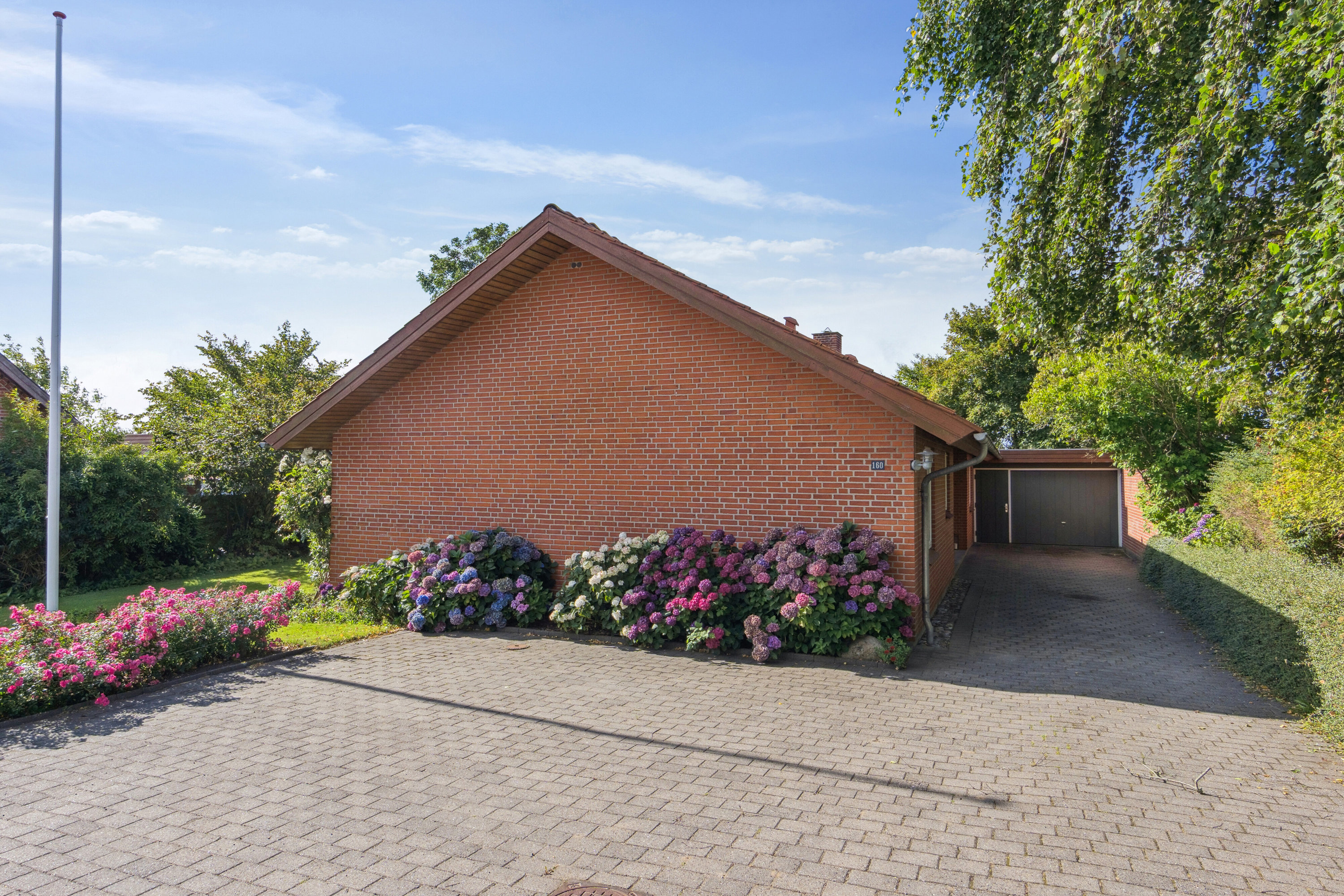 Fremhævet set fra vejen billede i fuldskærmstilstand. Billede af Ydbyvej 160, 7760 Hurup Thy