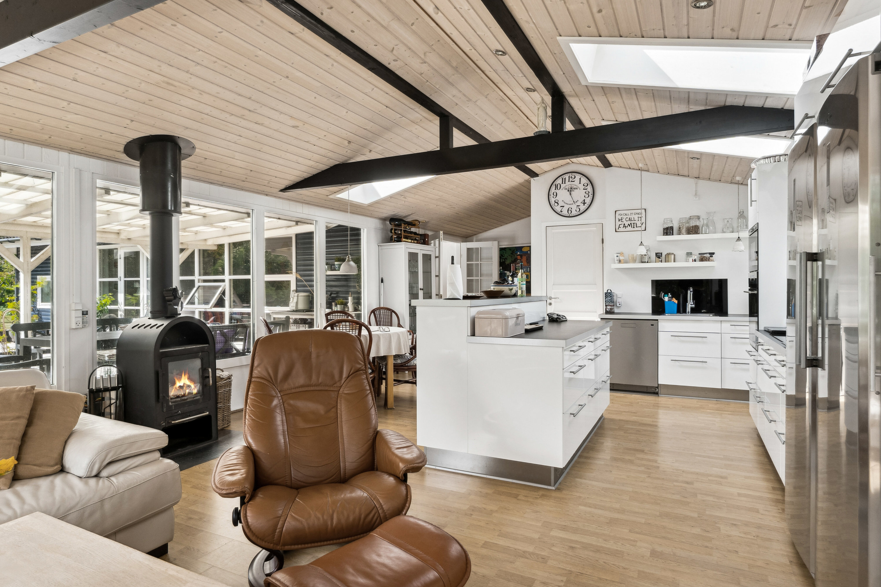 Fremhævet køkken billede i fuldskærmstilstand. Billede af Drosselholm Skovvej 55, Nygård, 4500 Nykøbing Sj